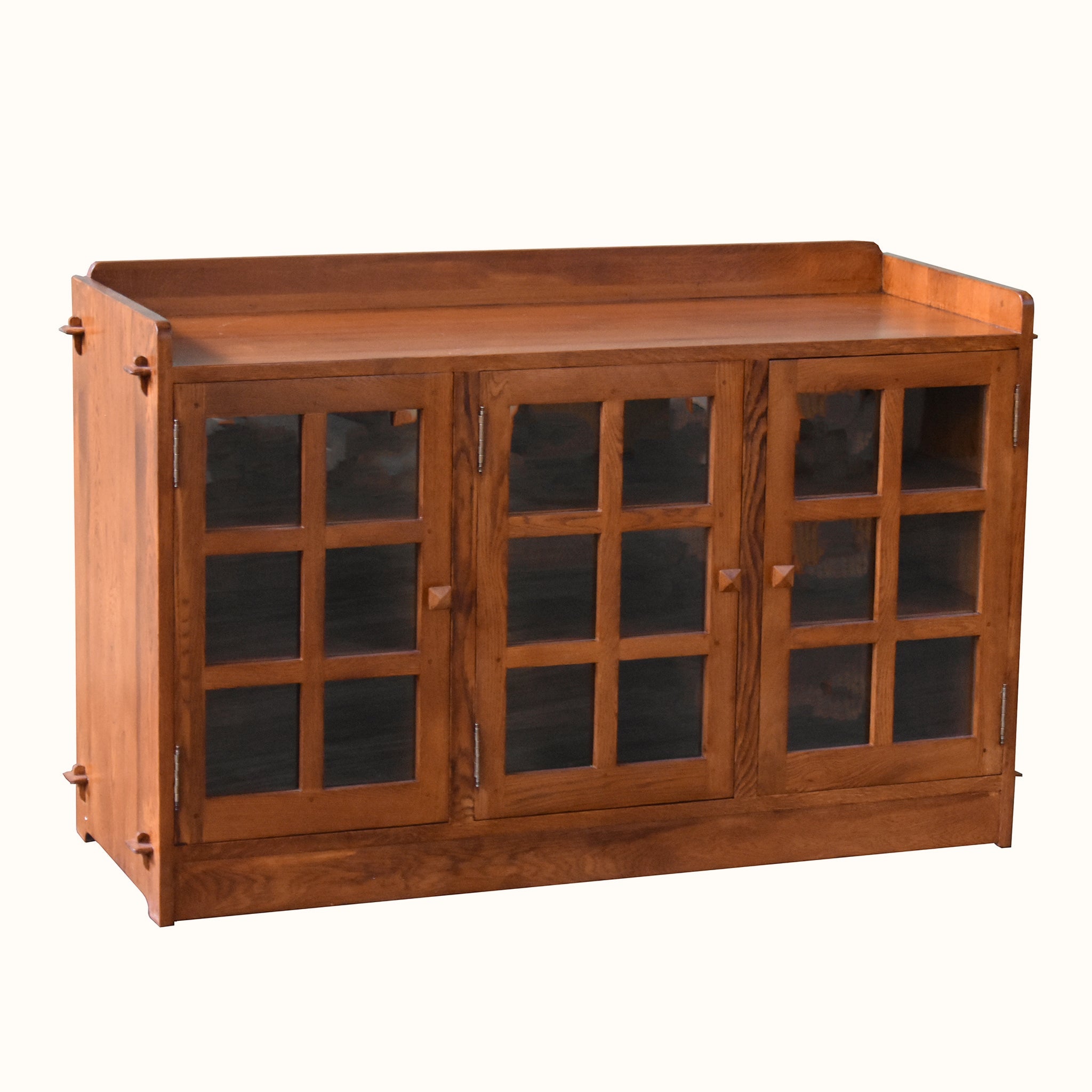 Mission Oak 3 Door Console - Michael's Cherry (MC1)