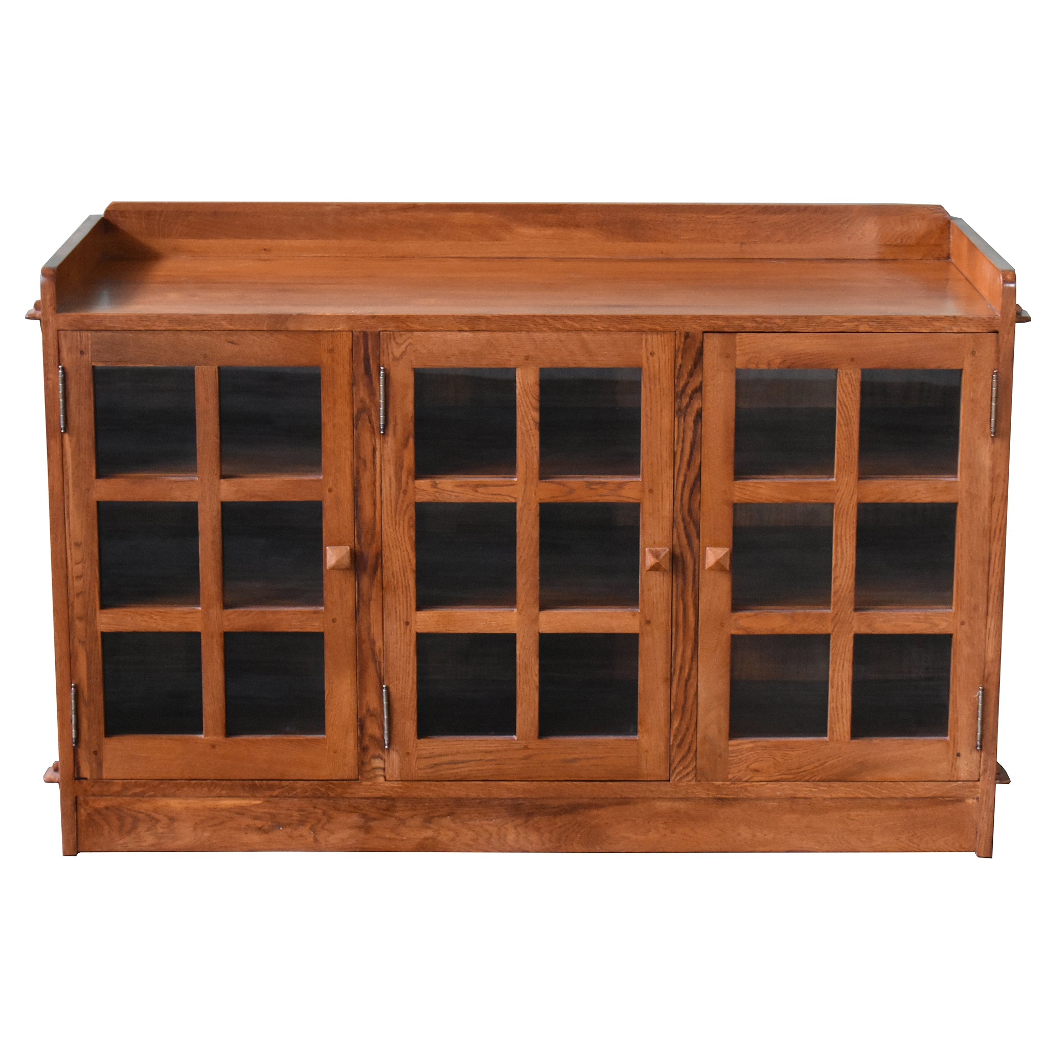 Mission Oak 3 Door Console - Michael's Cherry (MC1)