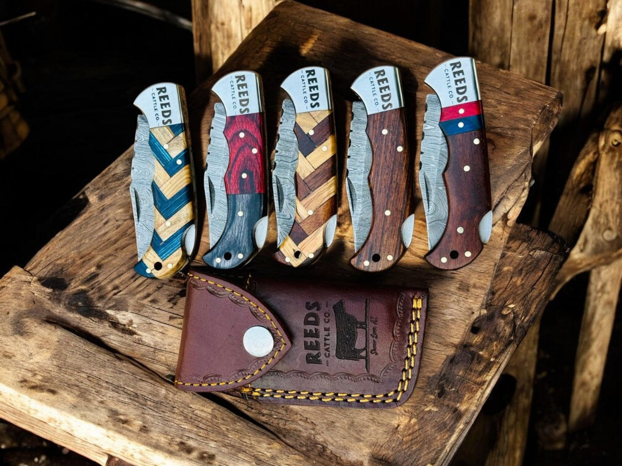Holiday Gift Pack: Set of 5 Folding Pocket Knives – Black Friday & Christmas Sale
