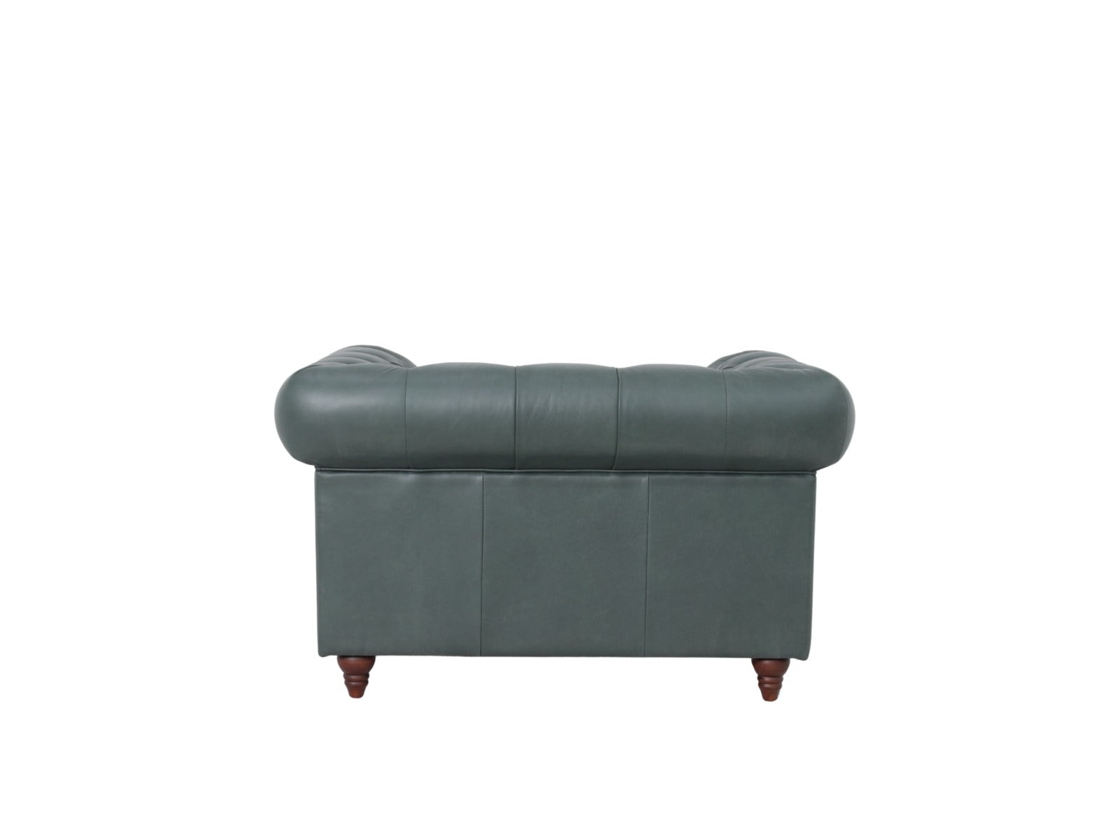Belgravia Chesterfield Top Grain Leather Club Chair – Classic Tufted Armchair in Premium Finishes