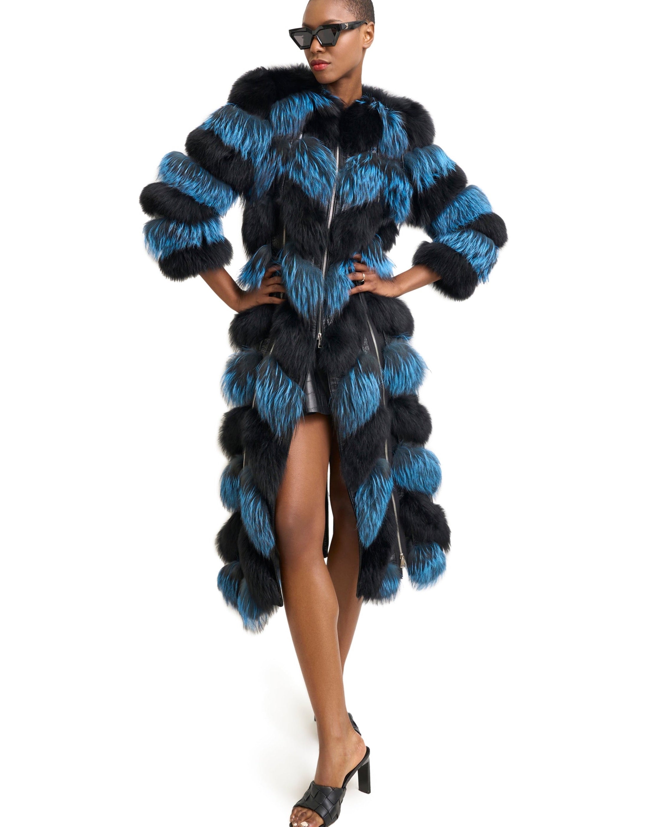Panther Coat Blue
