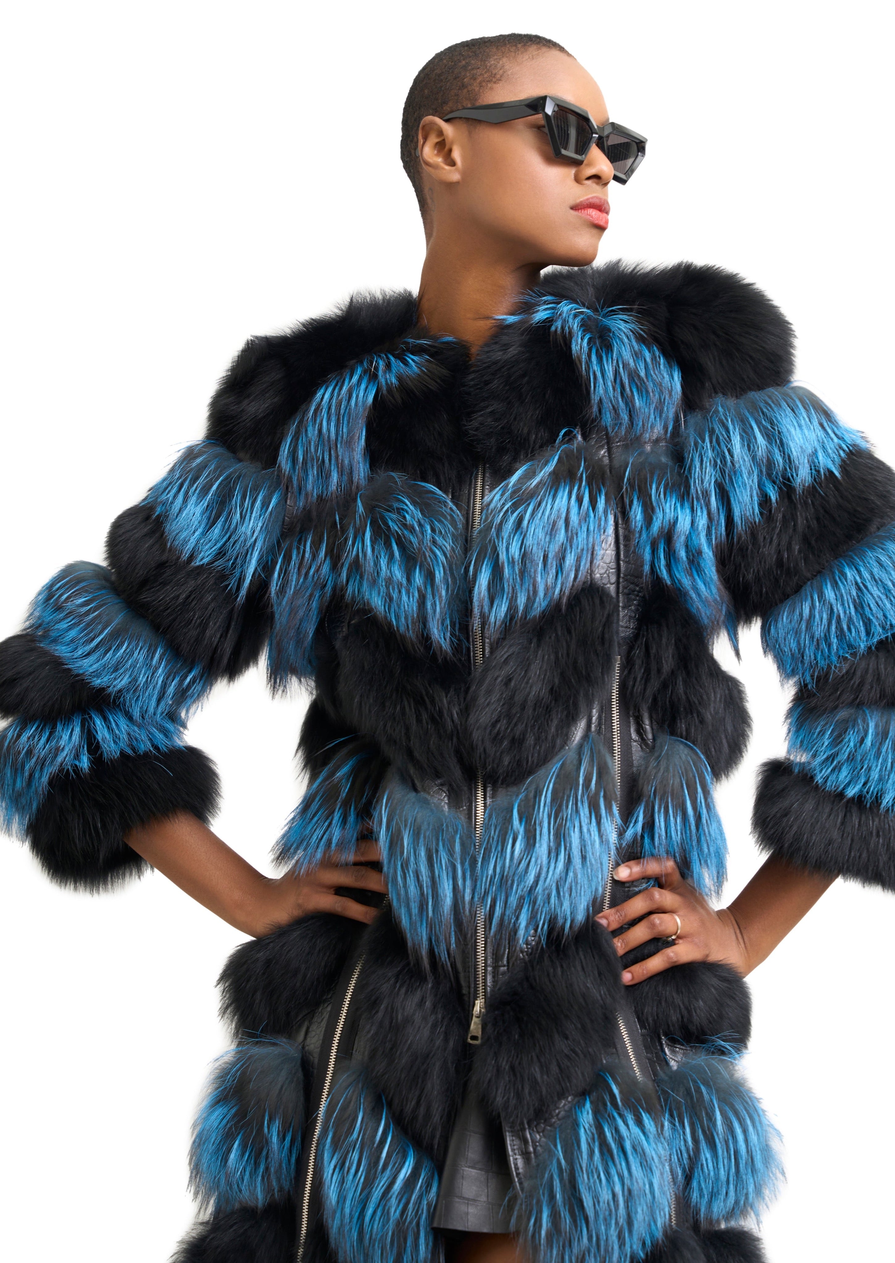 Panther Coat Blue