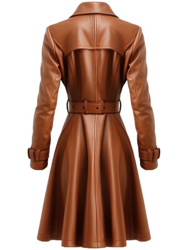 Women’s Brown Leather Coat
