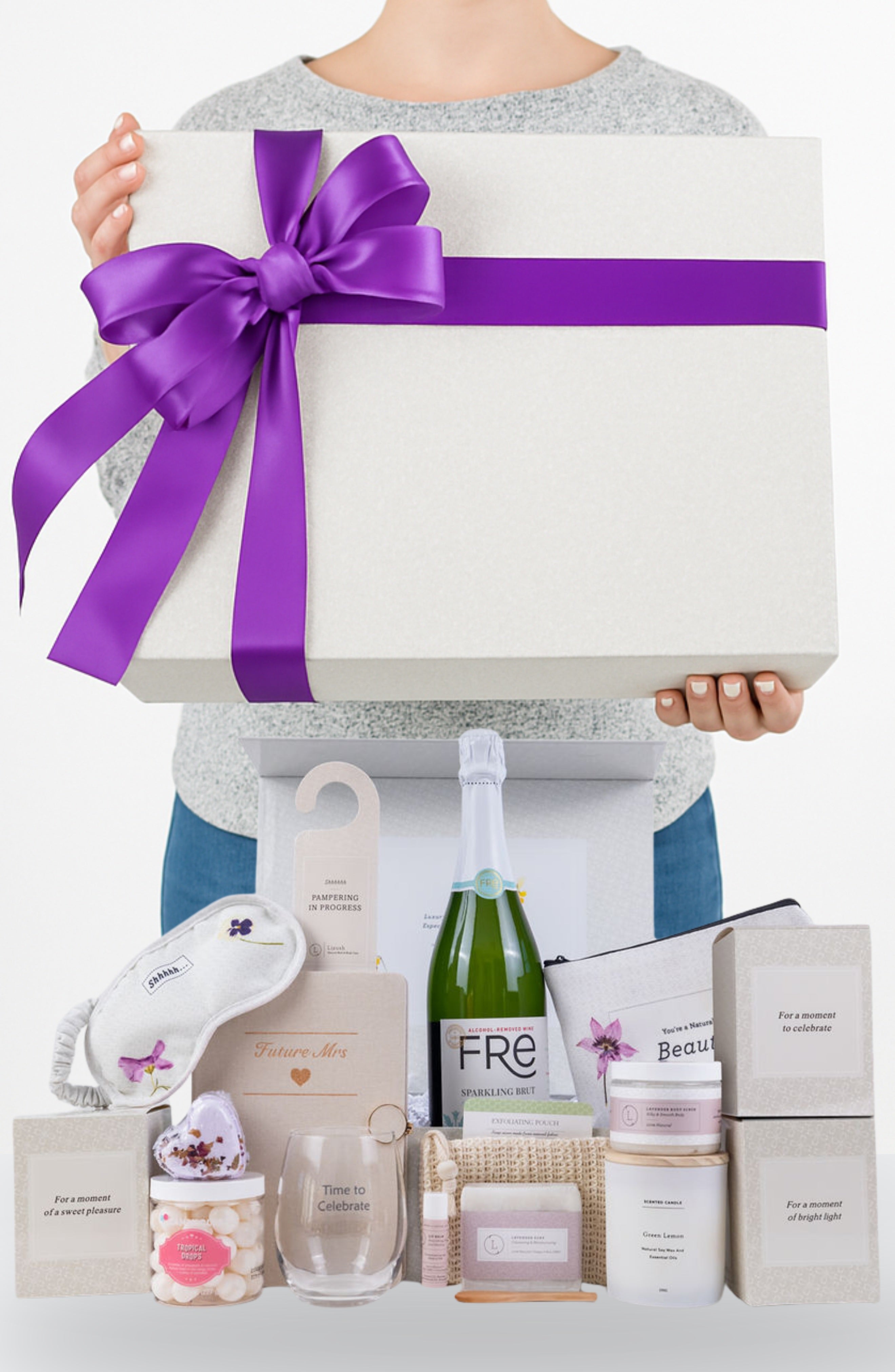 Luxury Bride-to-Be Spa Gift Box – Bridal Shower & Wedding Gift