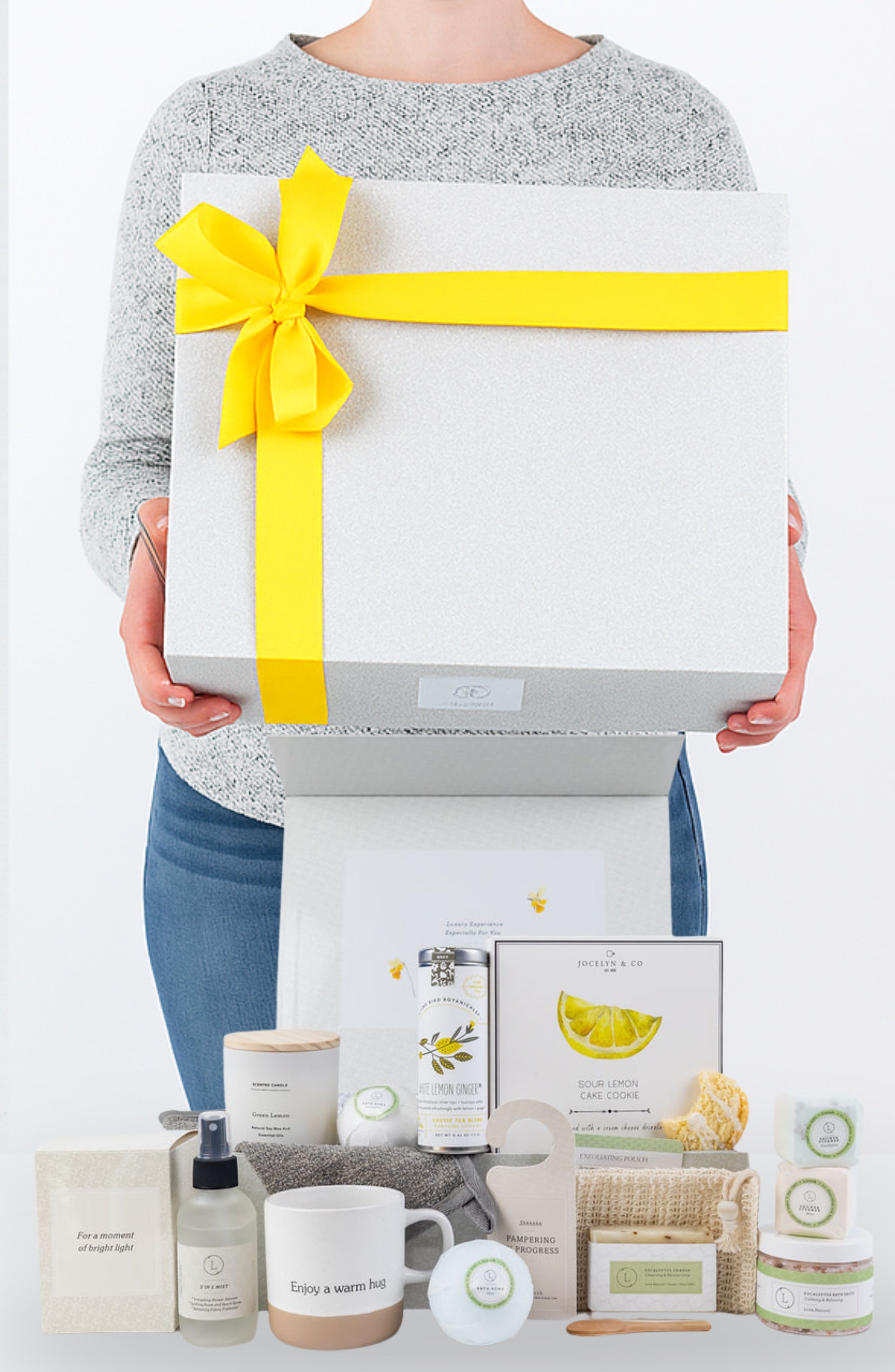 Get Well Gift Basket – Luxury Natural Spa Care Package