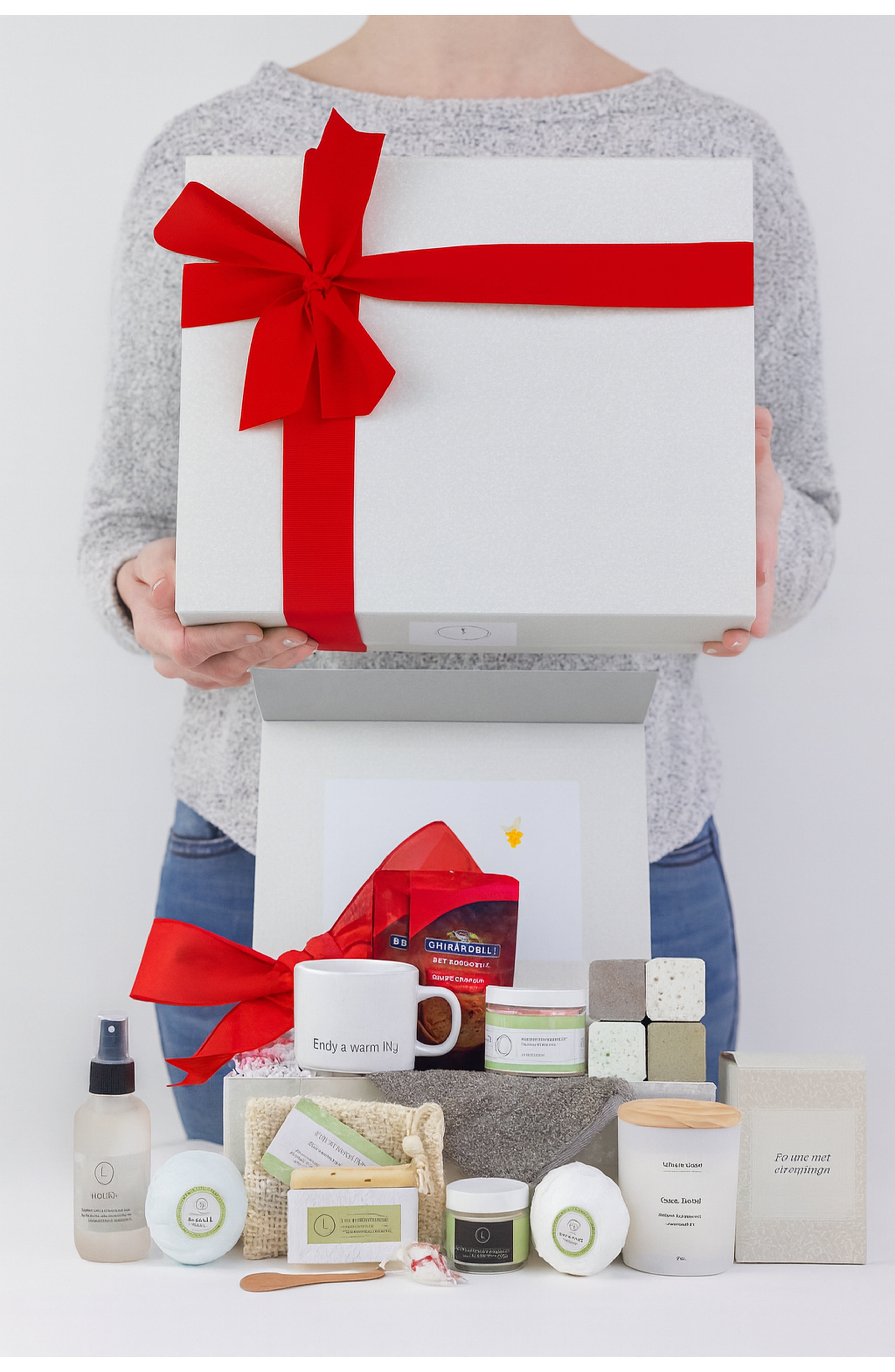 Sending Mom a Big Hug – Luxury Natural Spa Gift Box