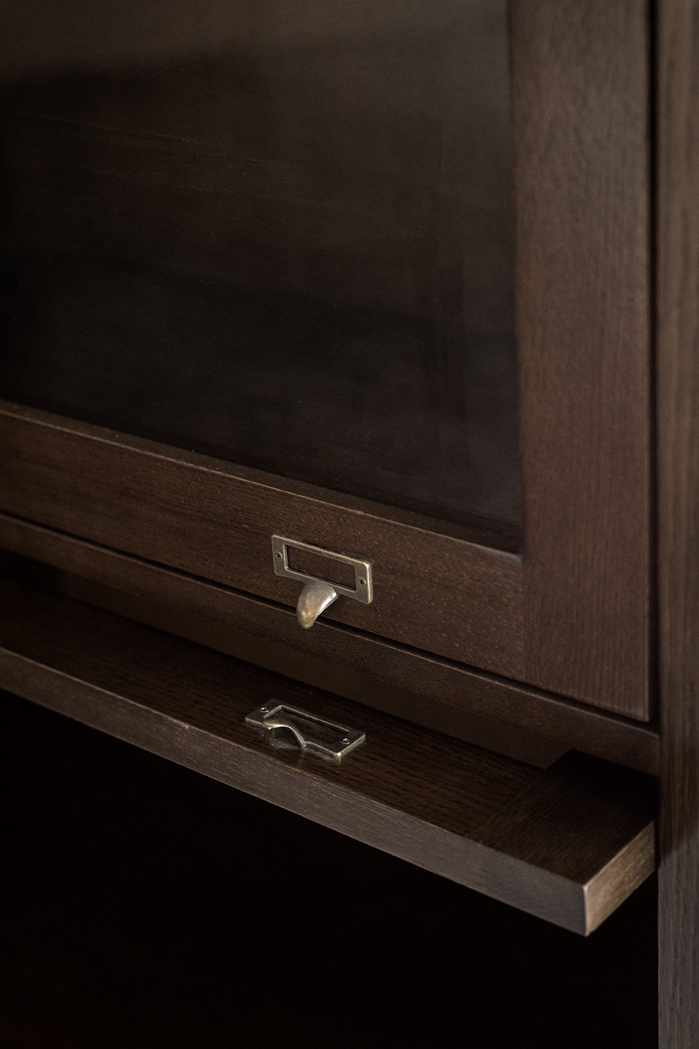 Mission Quarter Sawn Oak 4 Stack Barrister Bookcase