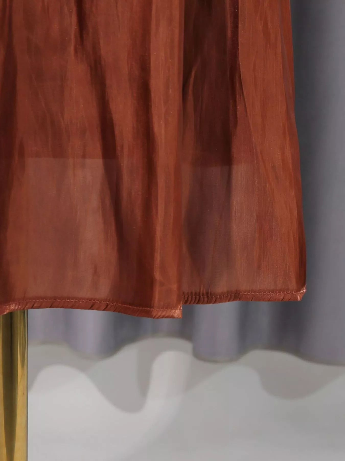 Front Twisted Draped Long Sleeve Maxi Dress