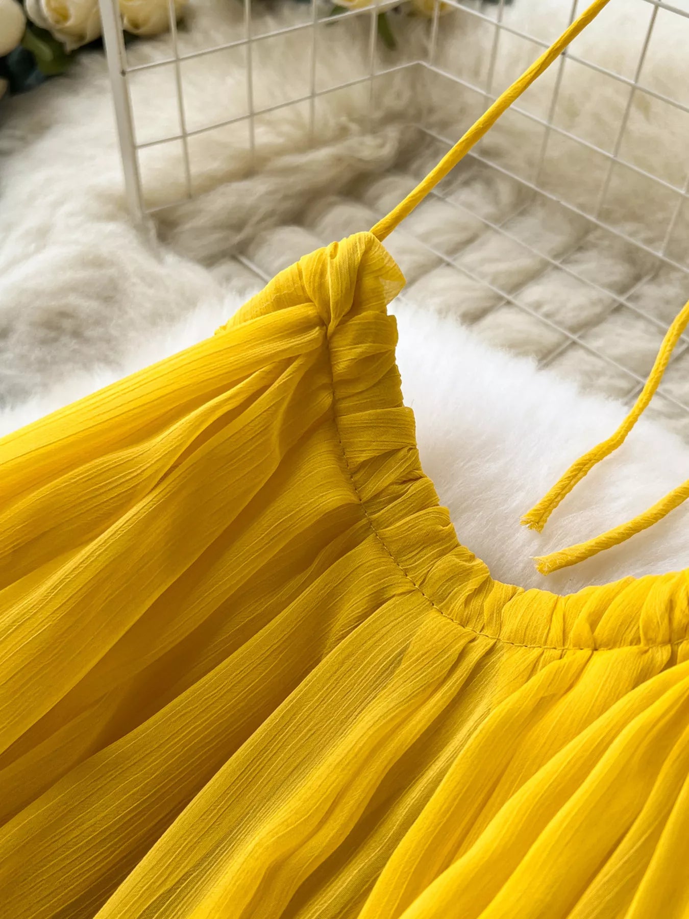Backless Halter Neck Dress