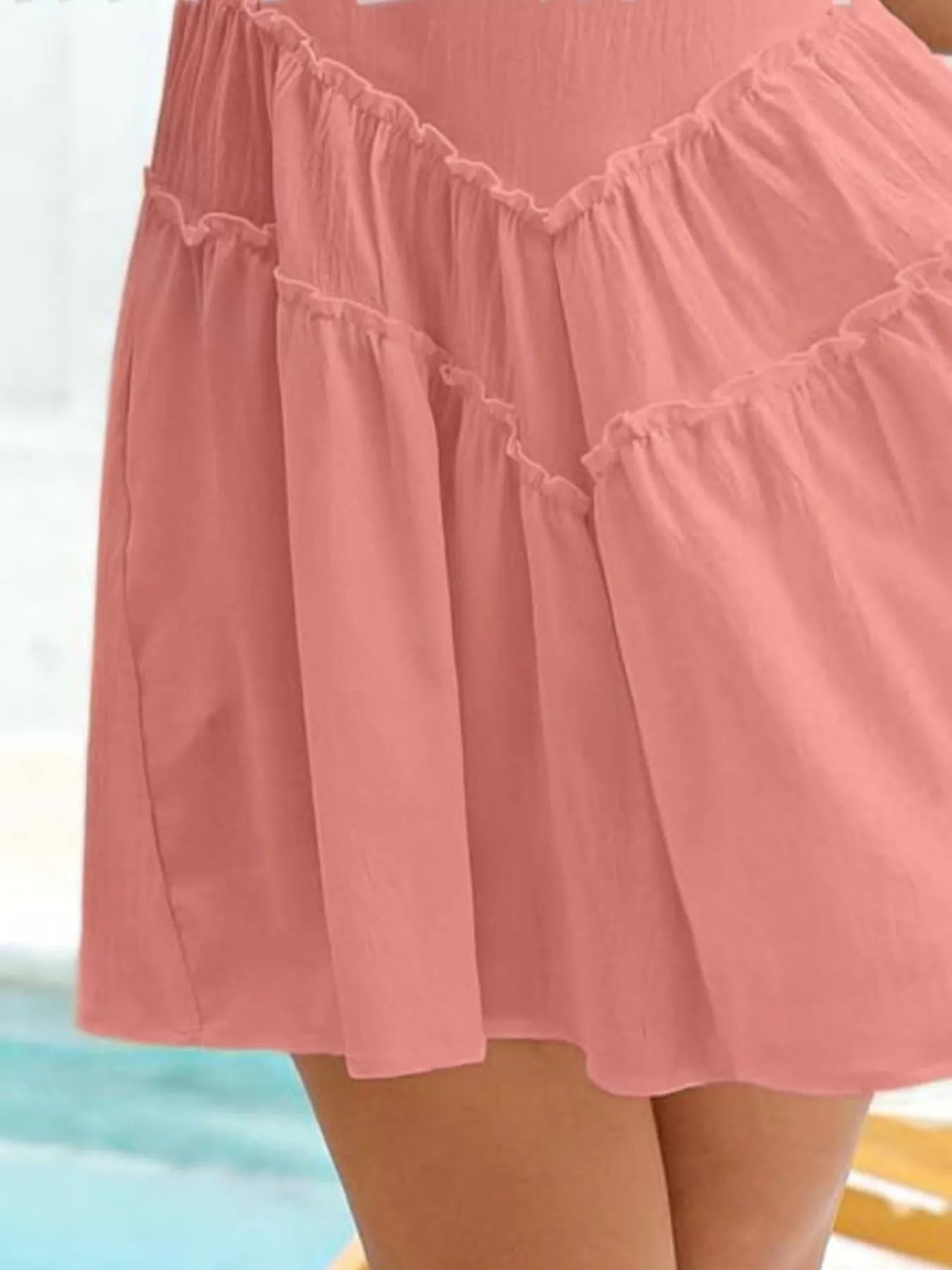 Round Neck Sleeveless Mini Dress