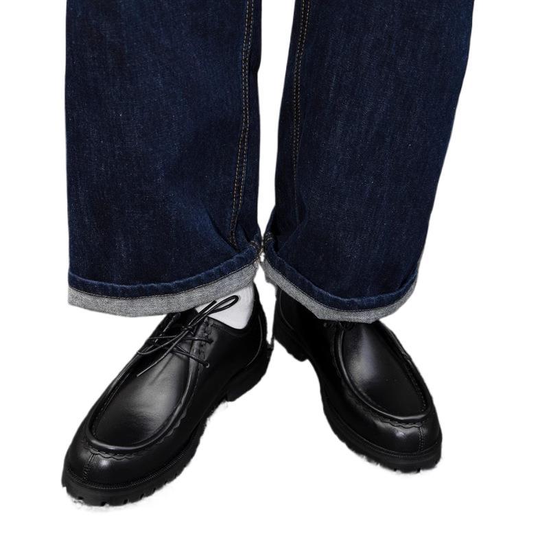 Retro Mens Leather Shoes Springautumn Style