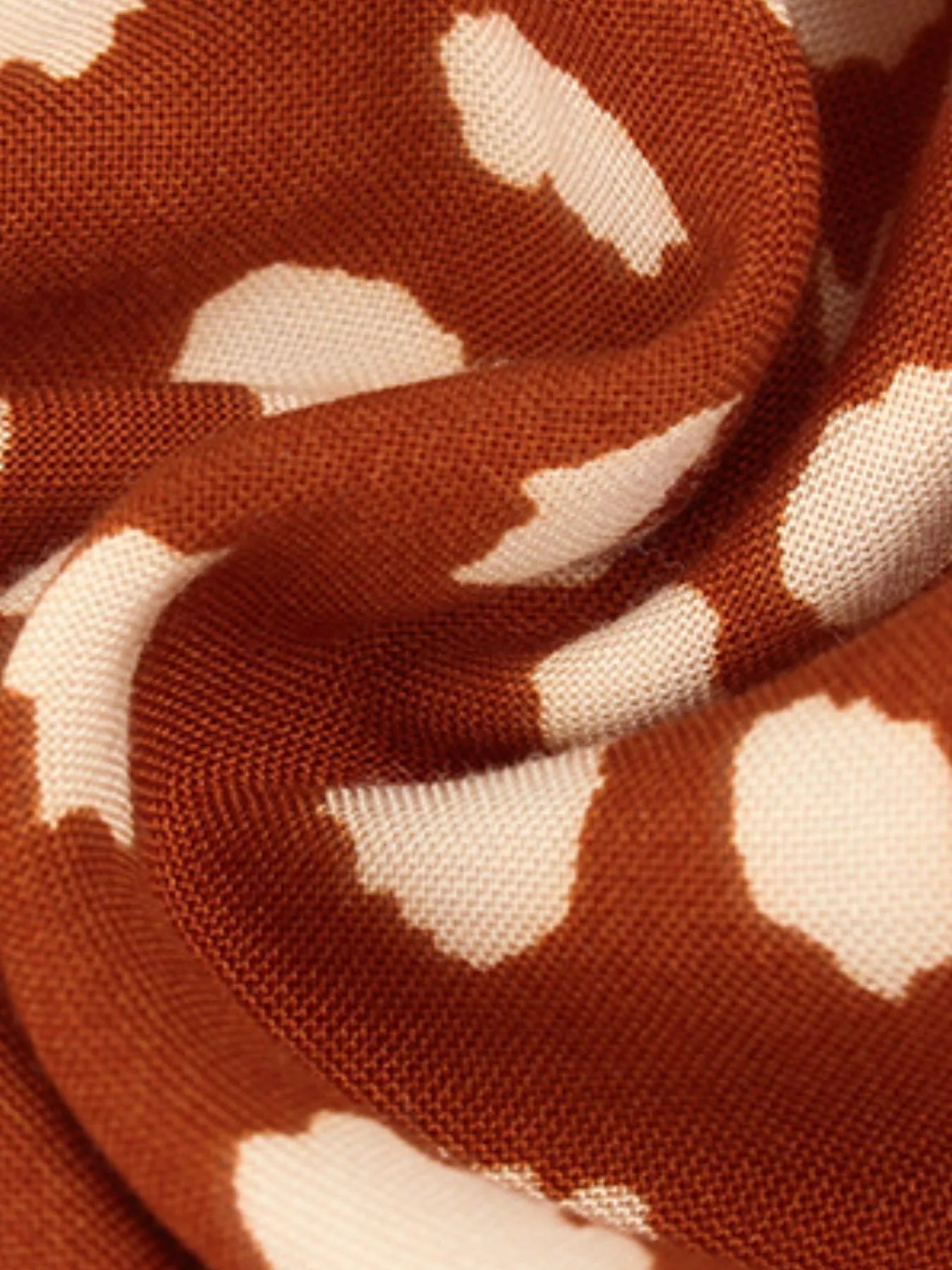 Animal Print Short Sleeve Dress