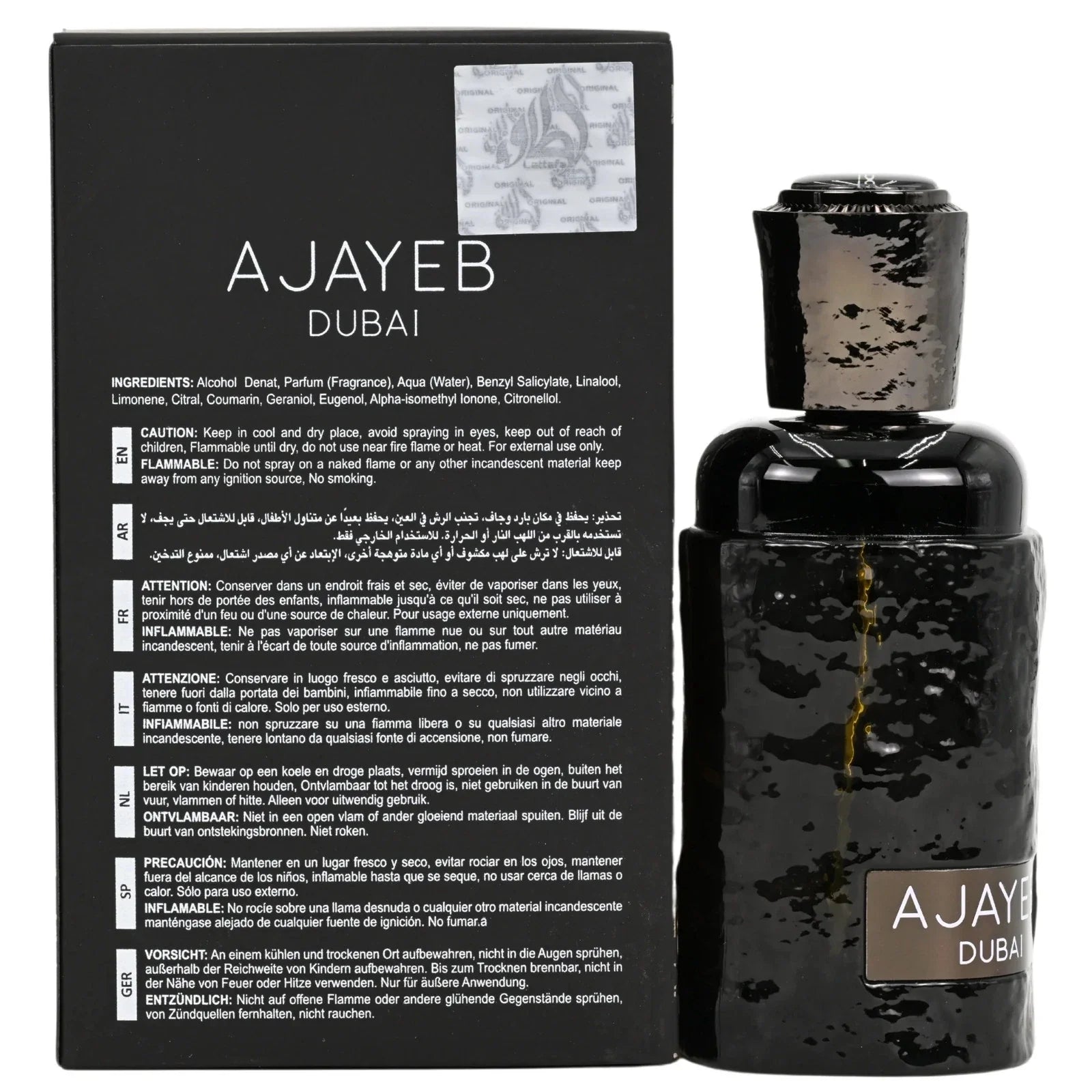 Lattafa Ajayeb Dubai Unisex Eau De Parfum Spray 3.4 oz