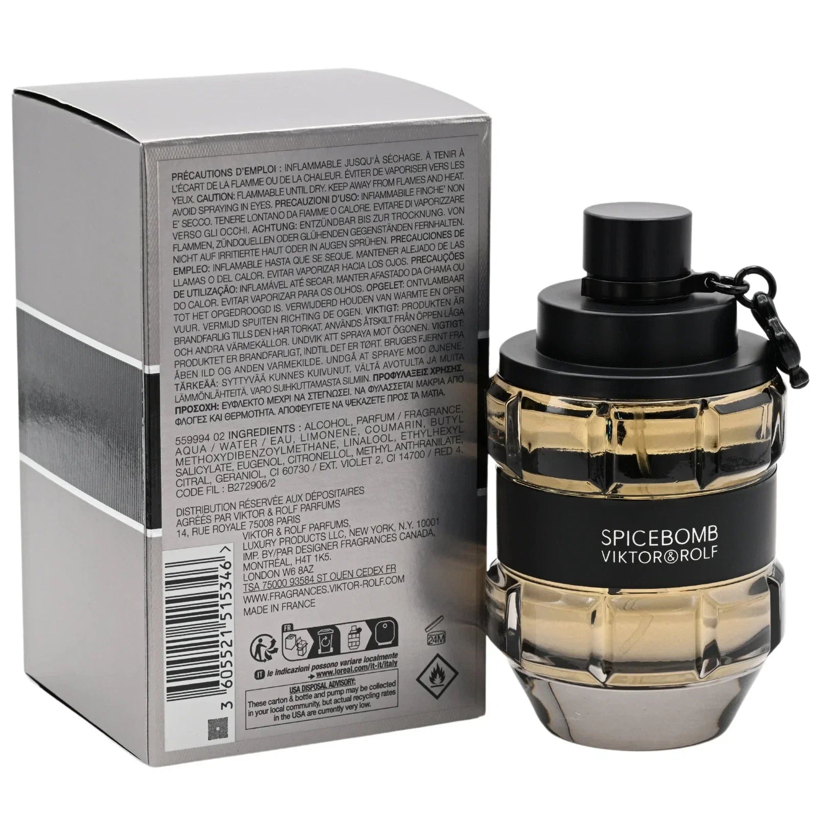 Viktor & Rolf Spicebomb Eau de Toilette Spray for Men 3.0 oz