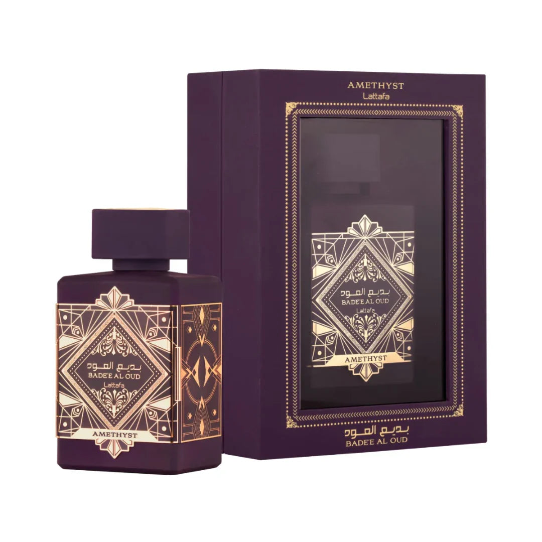 Lattafa Badee Al Oud Amethyst Unisex Eau De Parfum Spray 3.4 oz