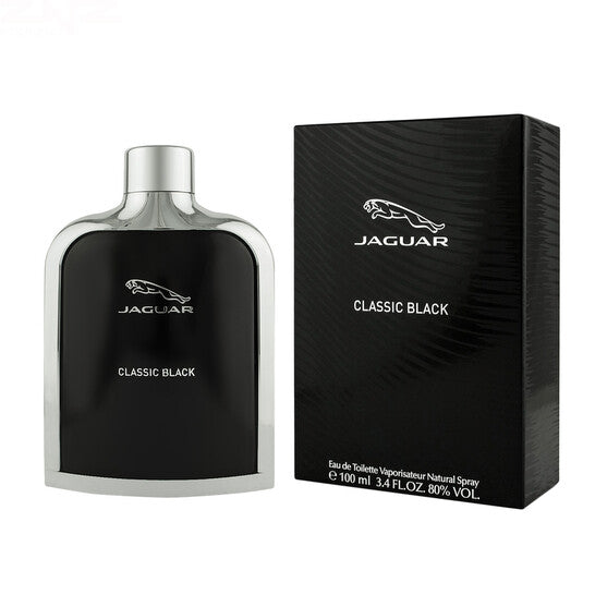 Jaguar Classic Black EDT Spray for Men 3.4 oz
