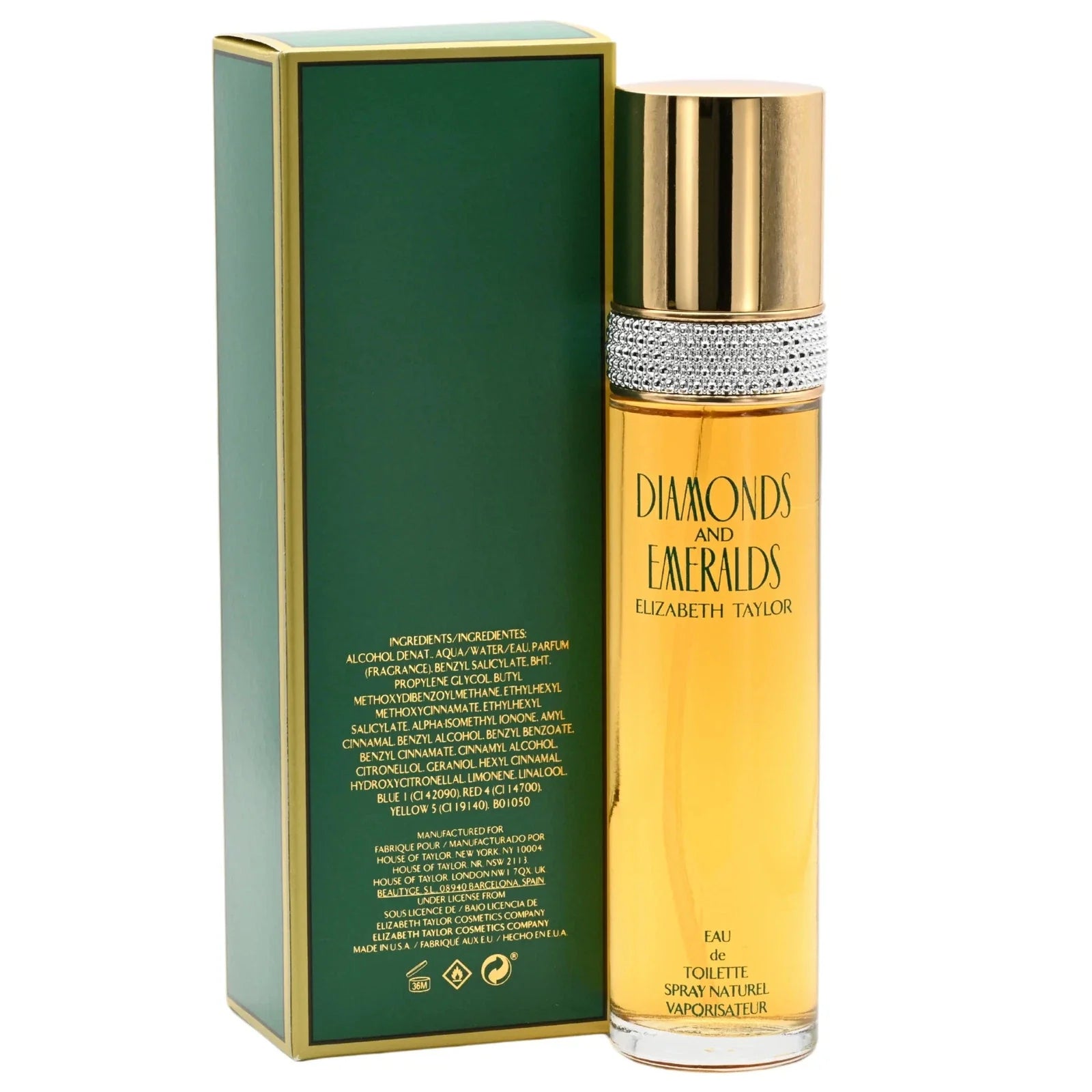 Diamonds and Emeralds by Elizabeth Taylor EDT Spray 3.3 oz
