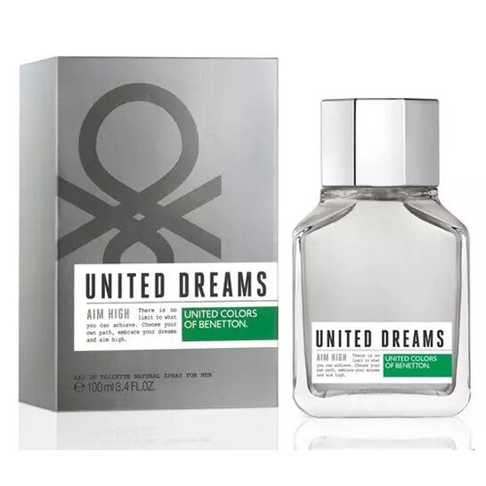 United Dream Aim High by Benetton EDT Spray for Men 3.4 oz