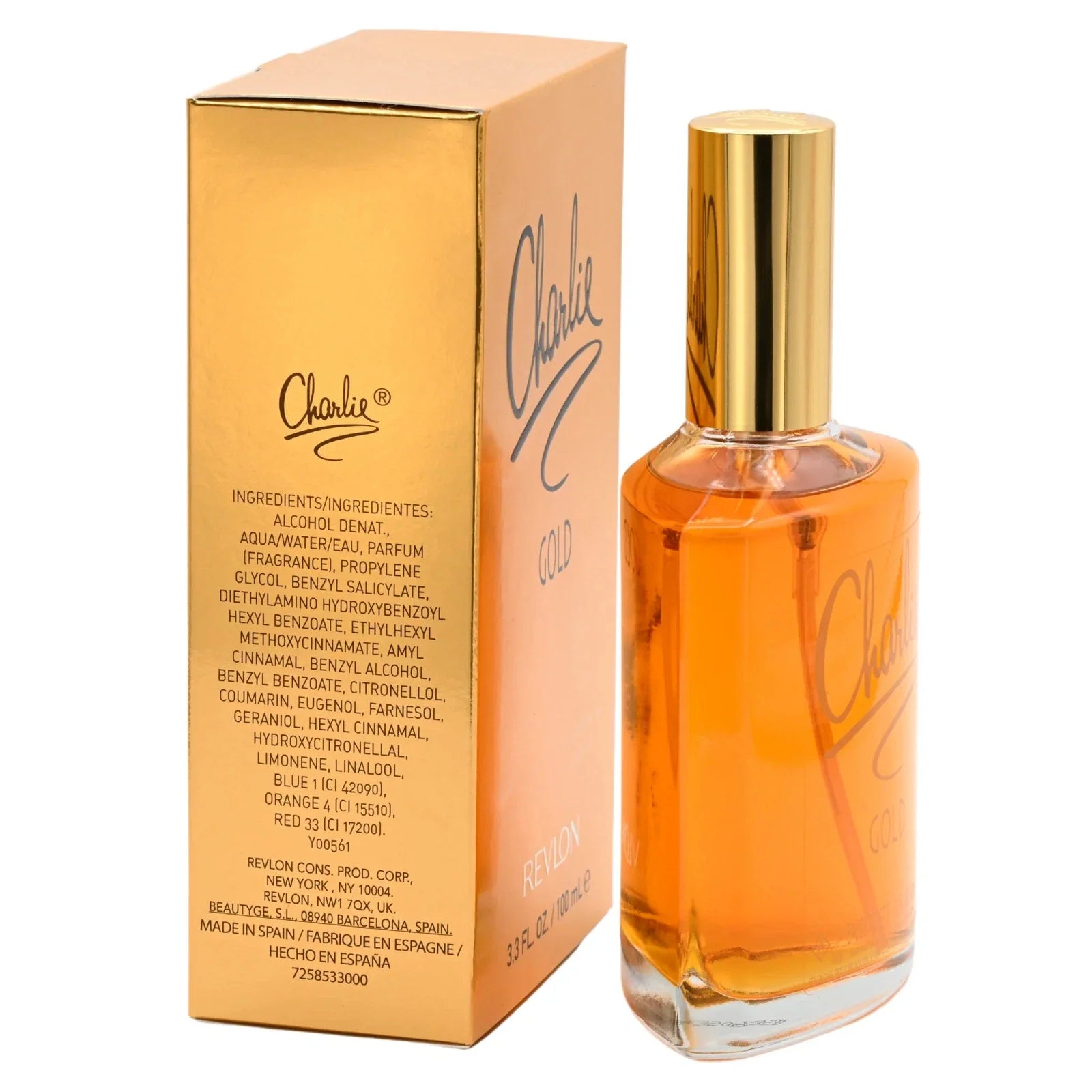 Revlon Charlie Gold EDT 3.4 oz Women’s Perfume Spray