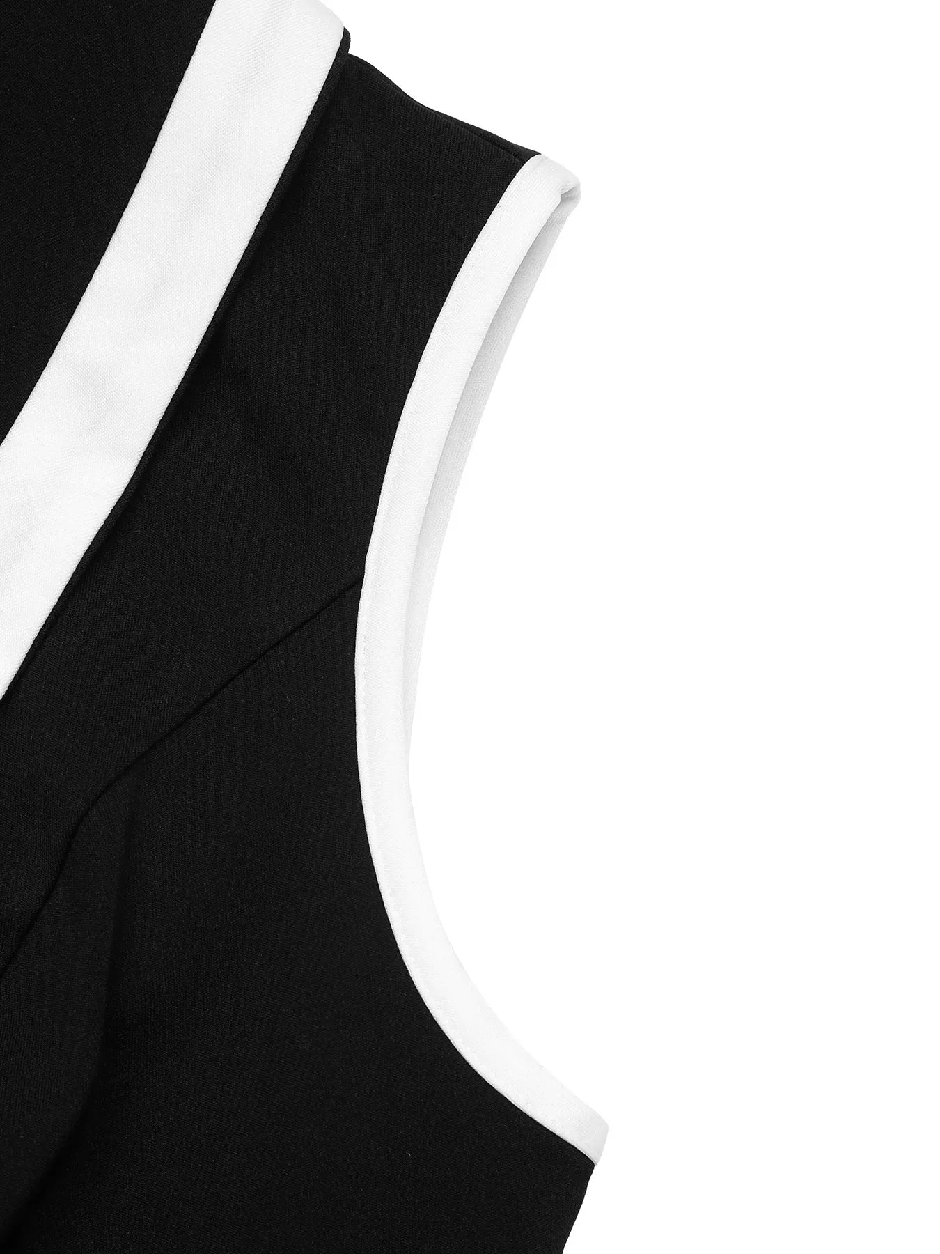 Sleeveless Button-Front Dress