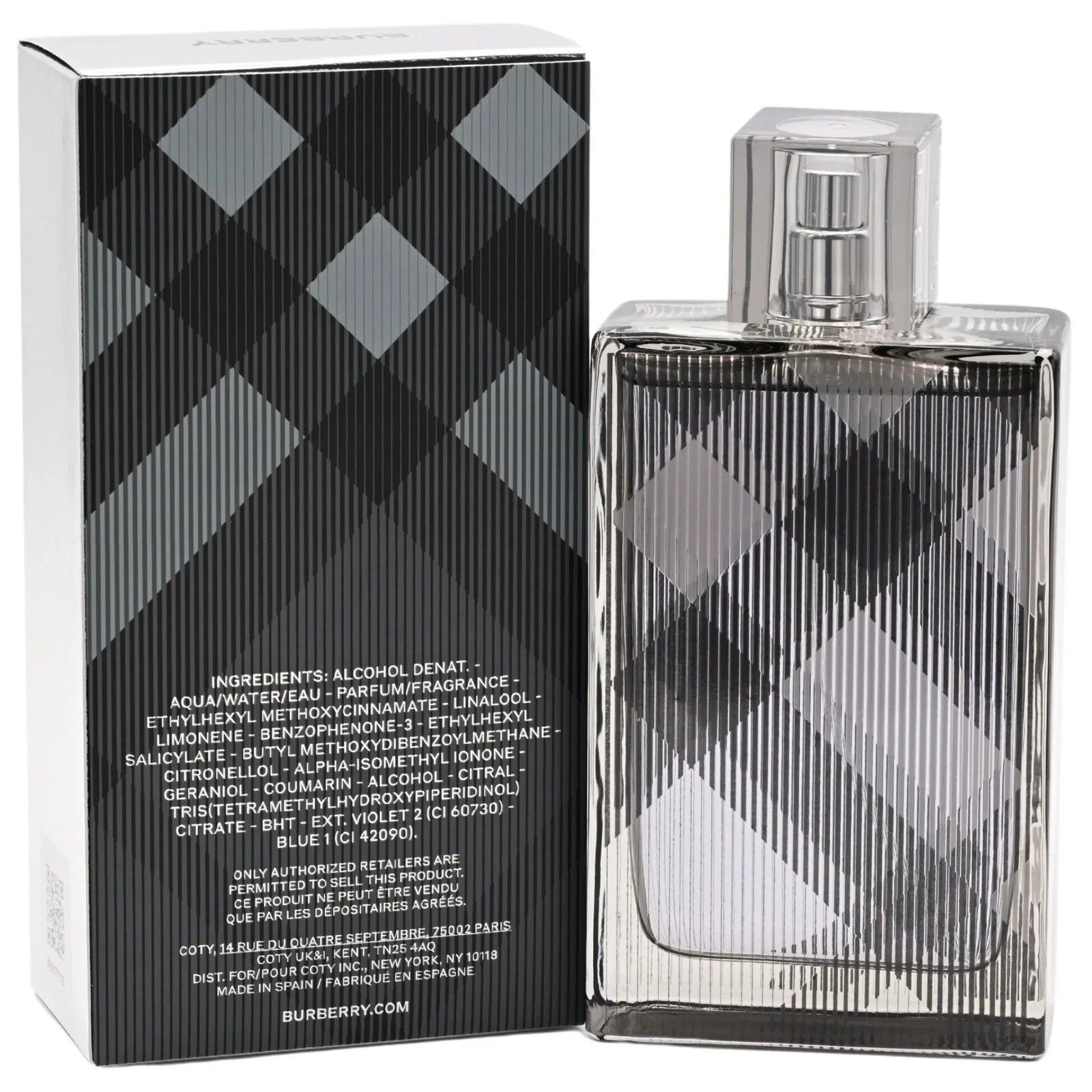 Burberry Brit for Him Eau De Toilette Spray 3.3 oz