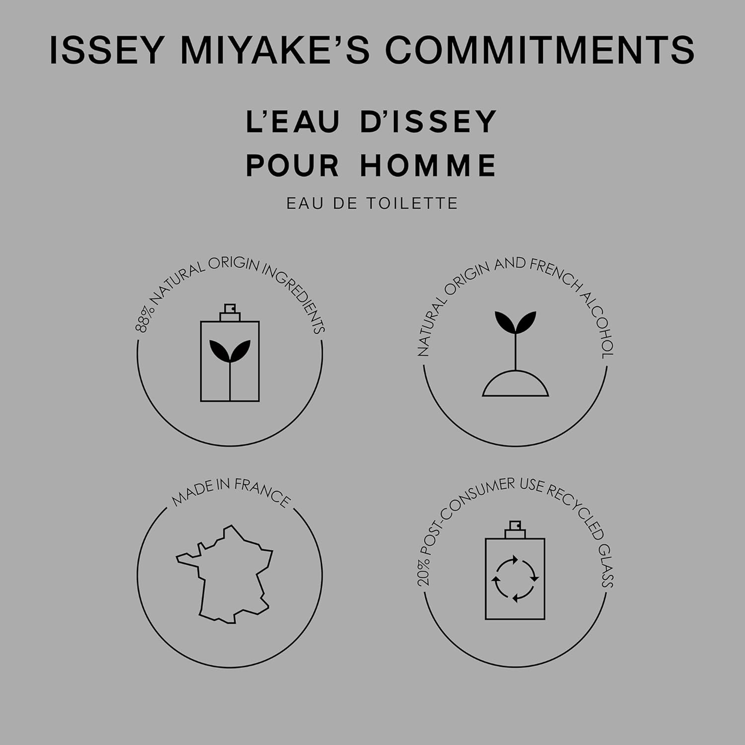 Issey Miyake L'Eau d'Issey Pour Homme Eau de Toilette for Men 4.2 oz