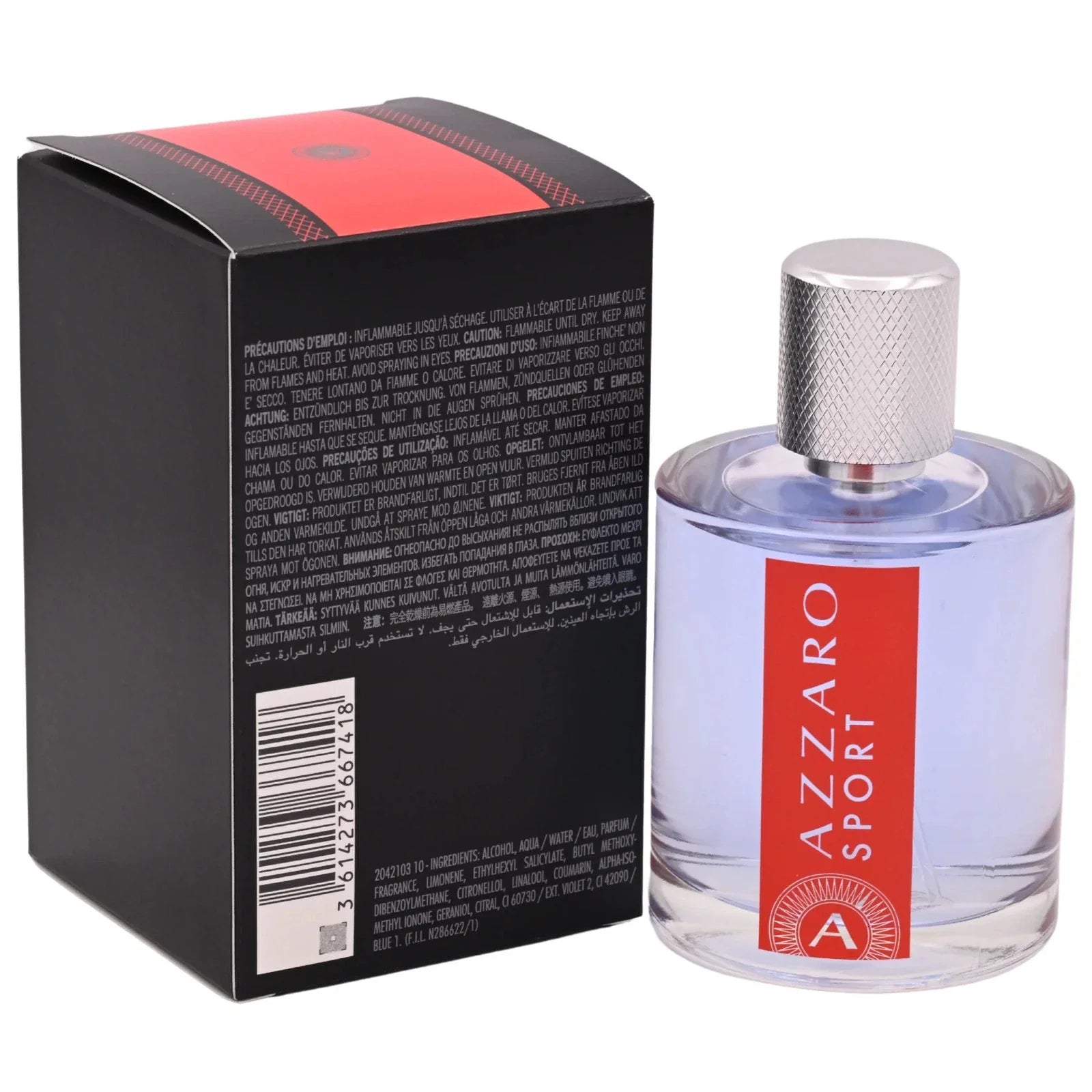 Azzaro Sport Eau De Toilette Spray for Men 3.38 oz