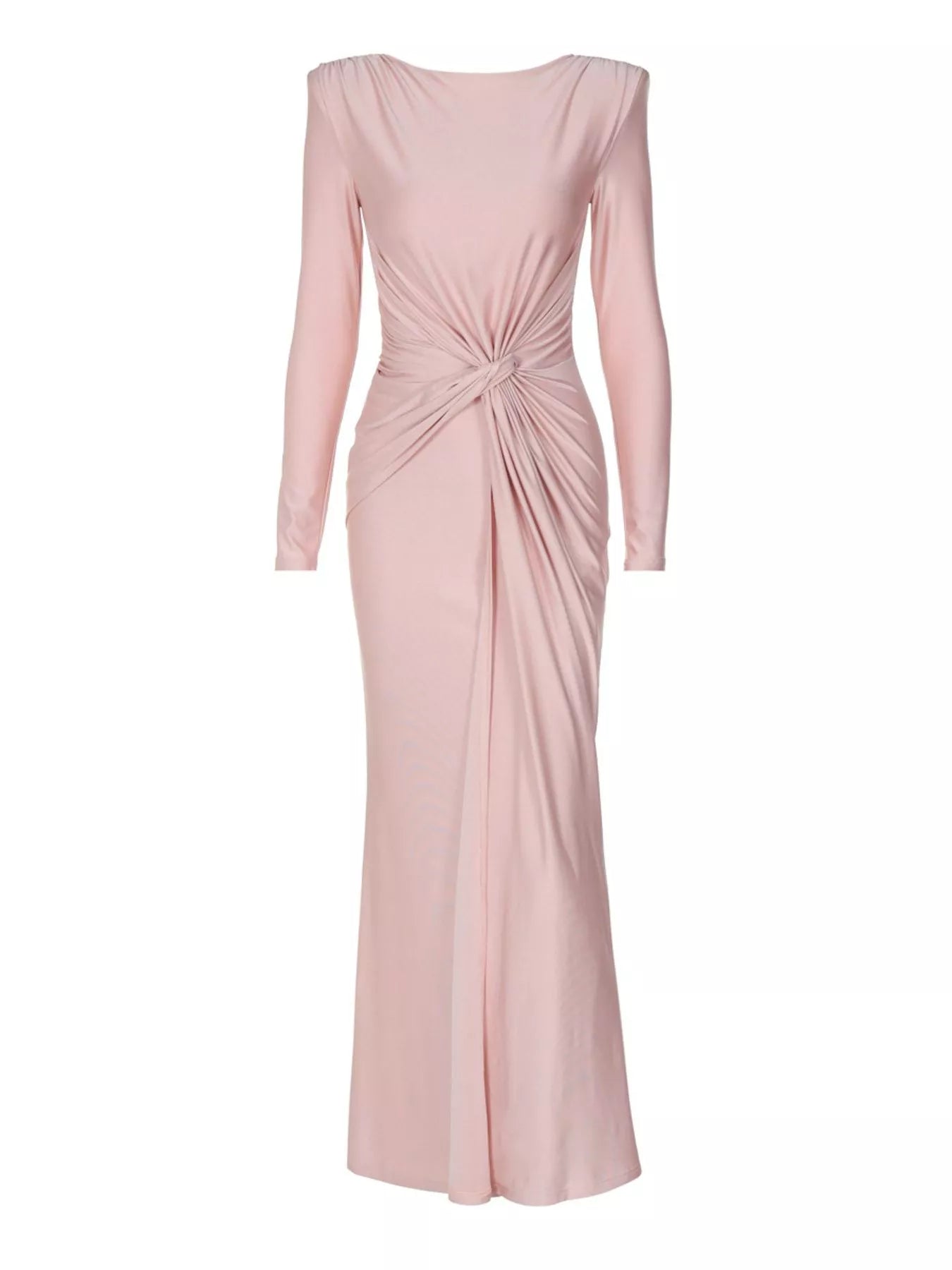 Twisted Long Sleeve Maxi Dress