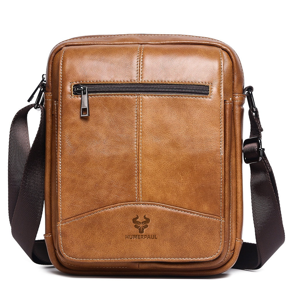 Genuine Leather Casual Crossbody Bag Vintage Cowhide