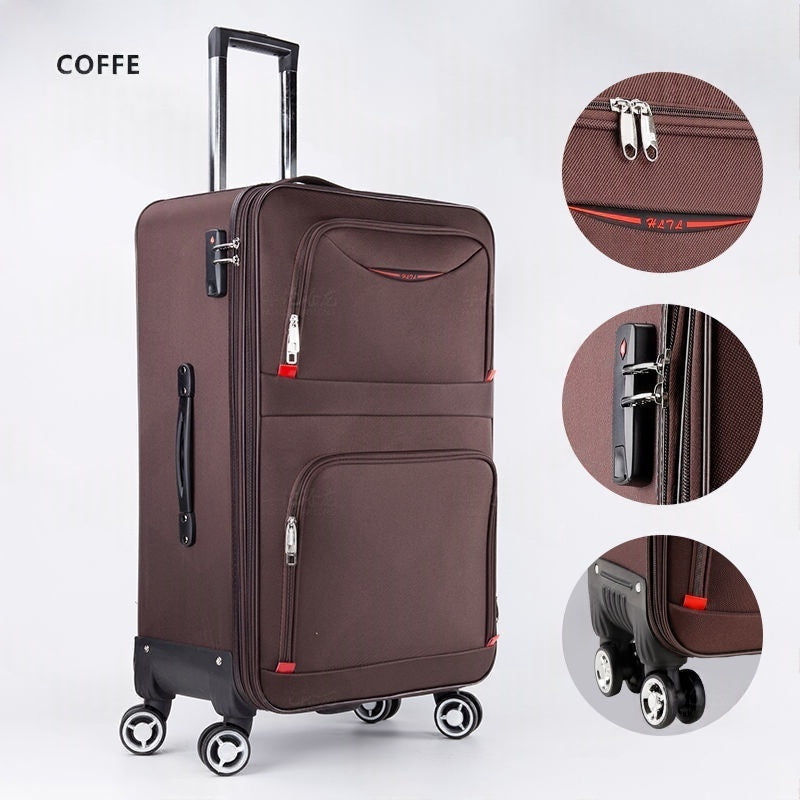 Four-wheel Rolling Suitcase Oxford Fabric Trolley Case