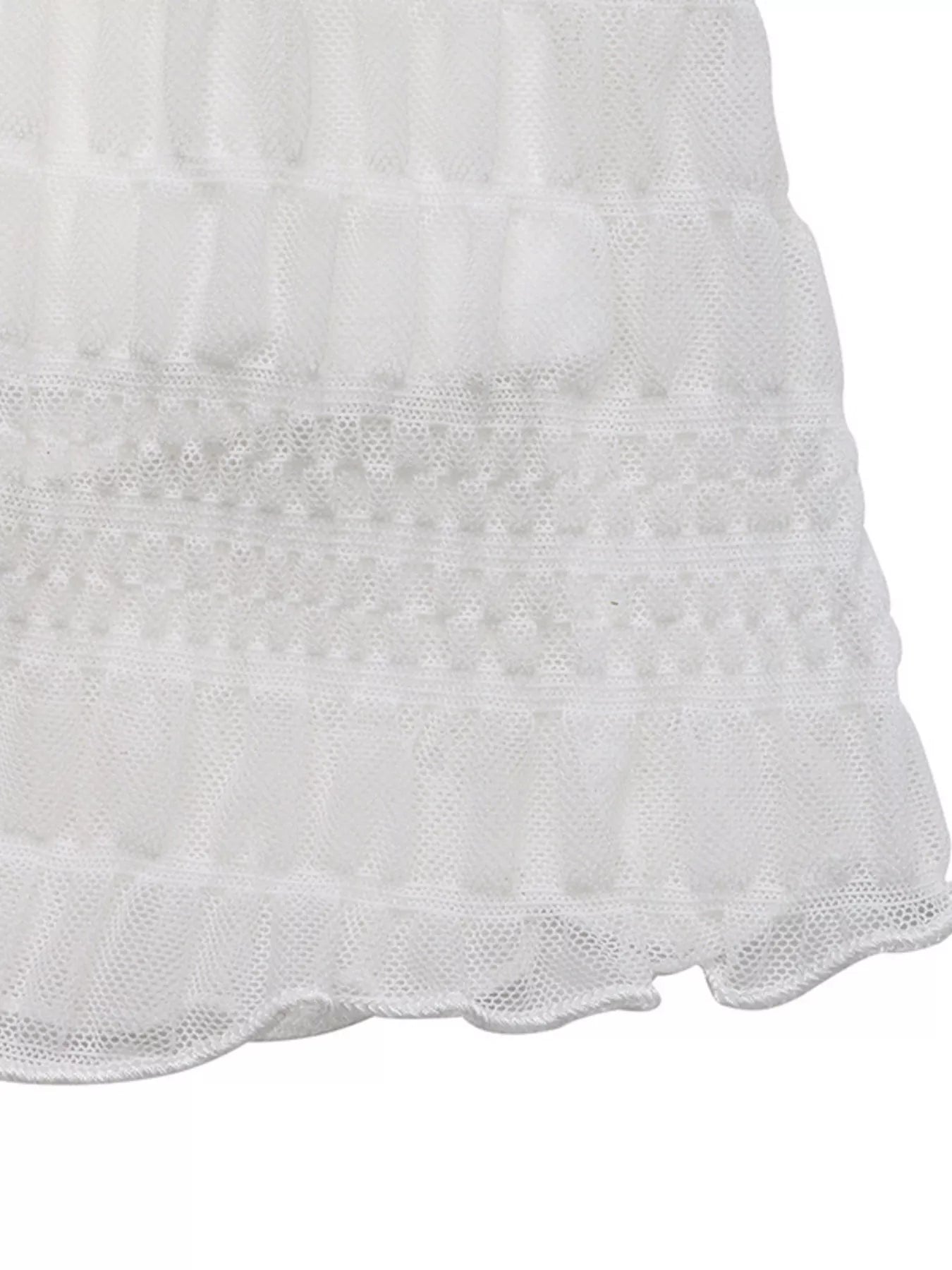 Smocked Deep V-Neck Sleeveless Dress