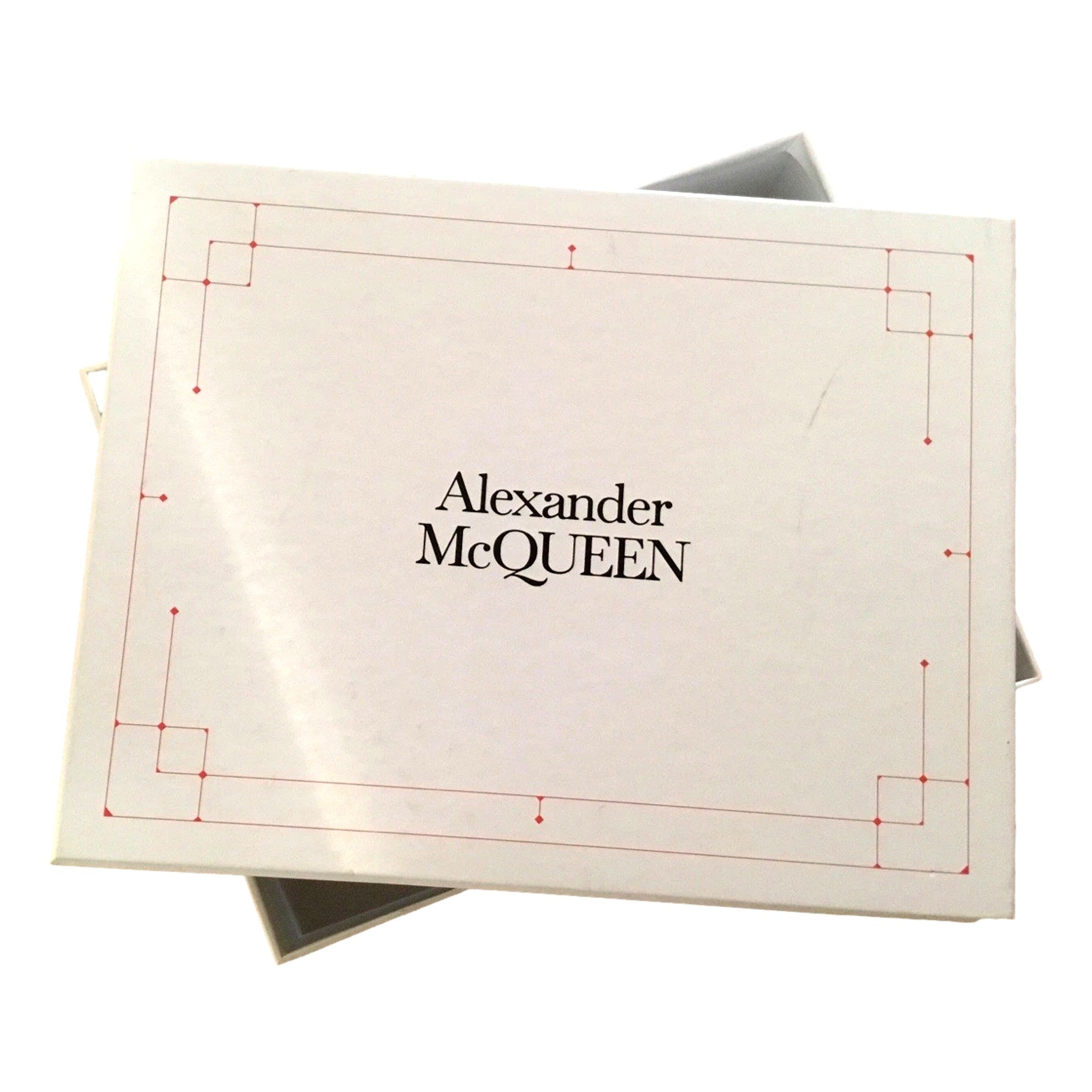 Alexander McQueen The Knuckle Silver Metallic Leather Zip Around Crossbody Bag Skull