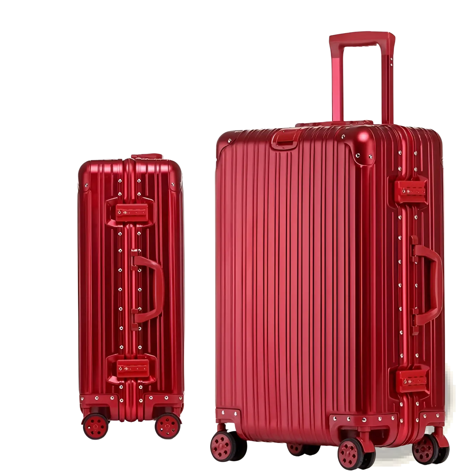 Aluminum Magnesium Luggage Hardshell Spinner Suitcase