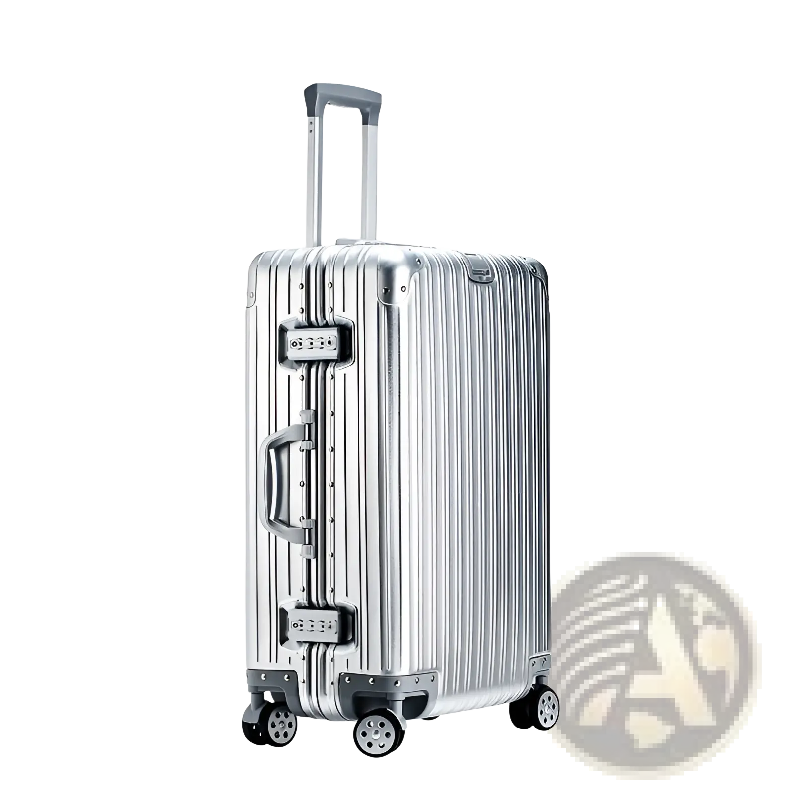 Aluminum Magnesium Luggage Hardshell Spinner Suitcase