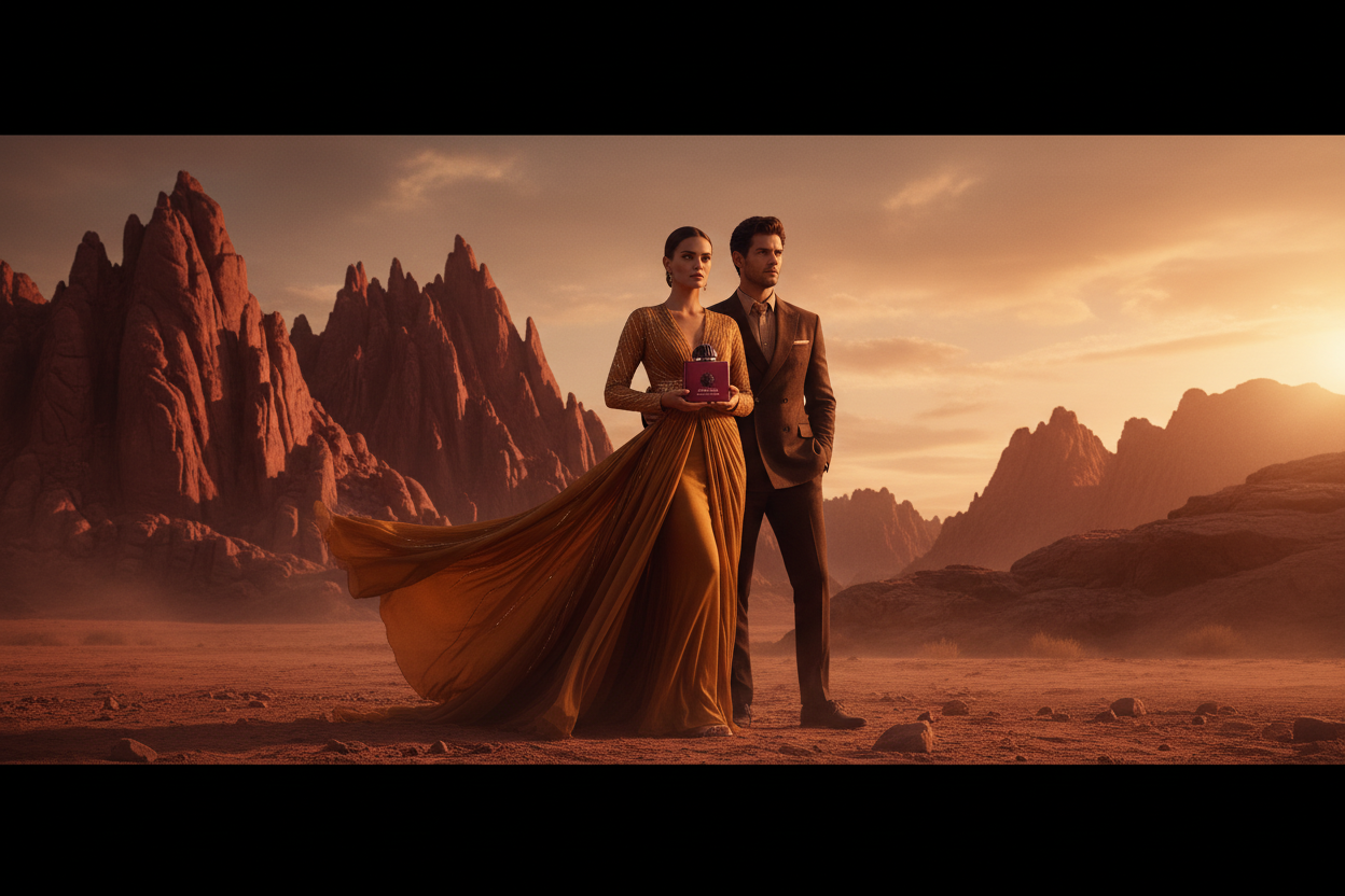 Amouage Crimson Rocks – Couple Lifestyle