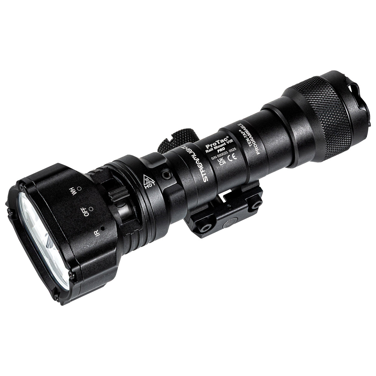 Streamlight ProTac VIR Pro - Multi-Fuel Light w/ 40,000 Candela & IR Illuminator - Night Vision Ready