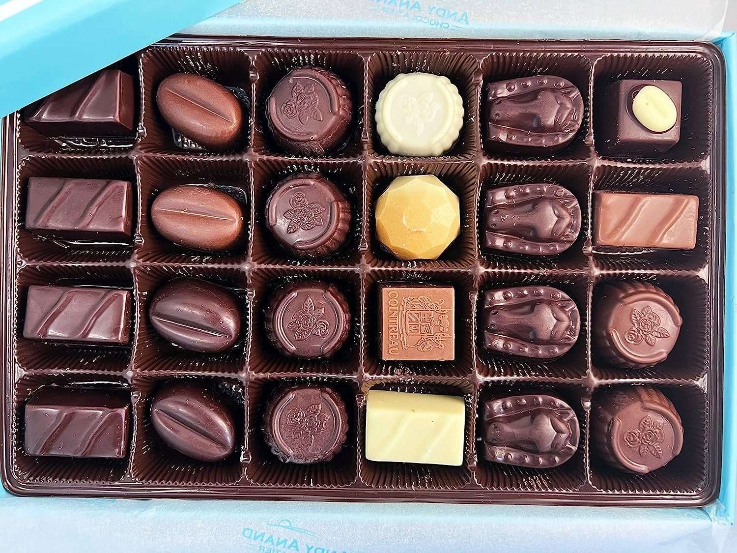 Andy Anand Sugar-Free & Gluten-Free Belgian Chocolate Truffles, 15 pc – Diabetic-Friendly, Assorted Flavors, Birthday & Valentine's Gift Box