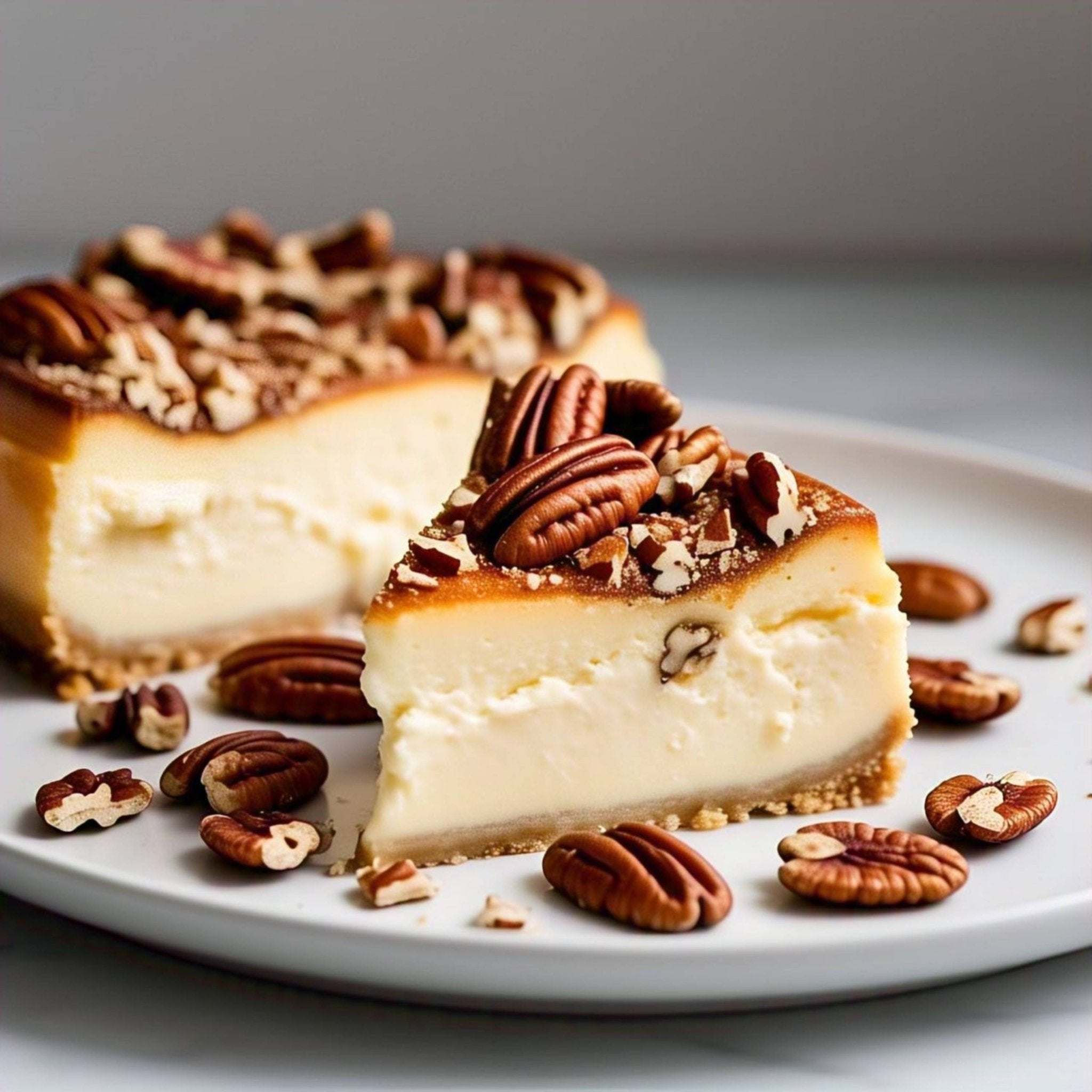 Andy Anand Sugar-Free & Gluten-Free Caramel Pecan Cheesecake, 9-Inch – Diabetic-Friendly, Rich Cream Cheese, Handmade, Birthday Gift Box