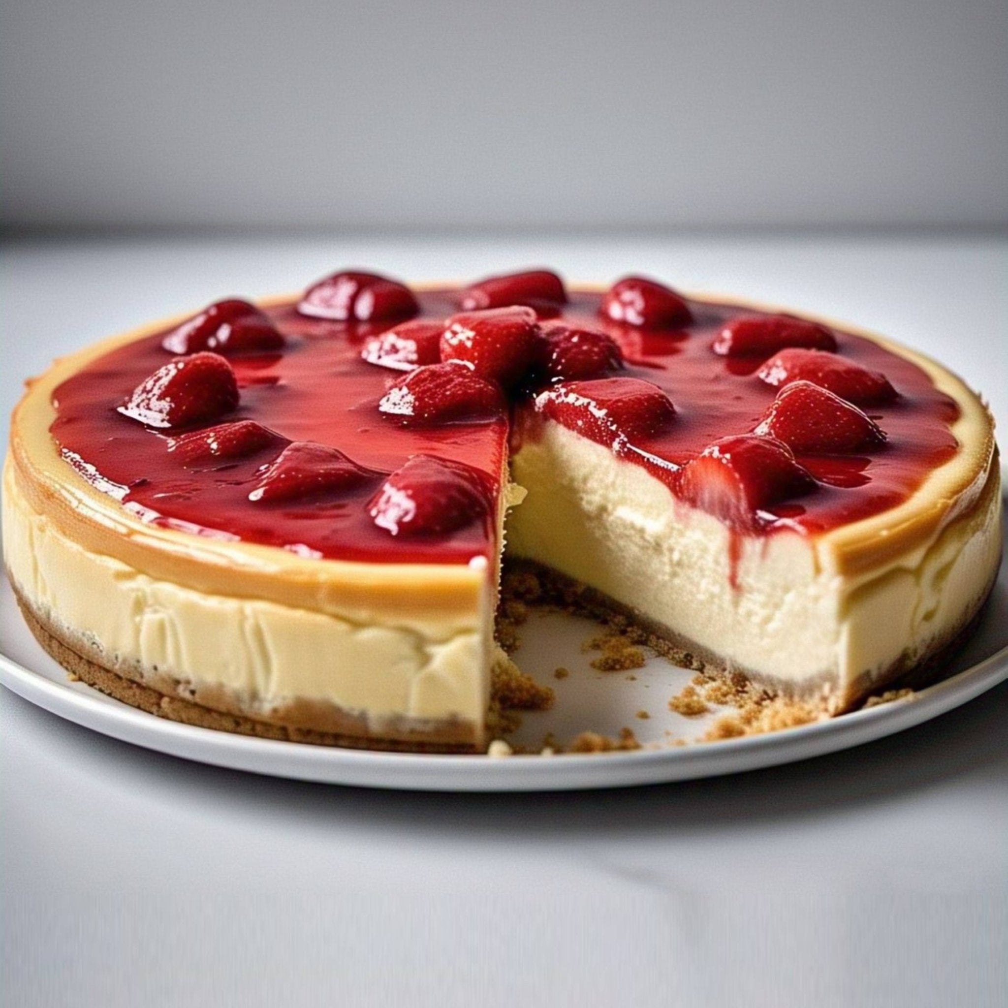 Andy Anand Traditional Strawberry Cake, 9-Inch, 2 lb – Freshly Baked, Real Strawberries, No Preservatives, Birthday & Celebration Gift Box