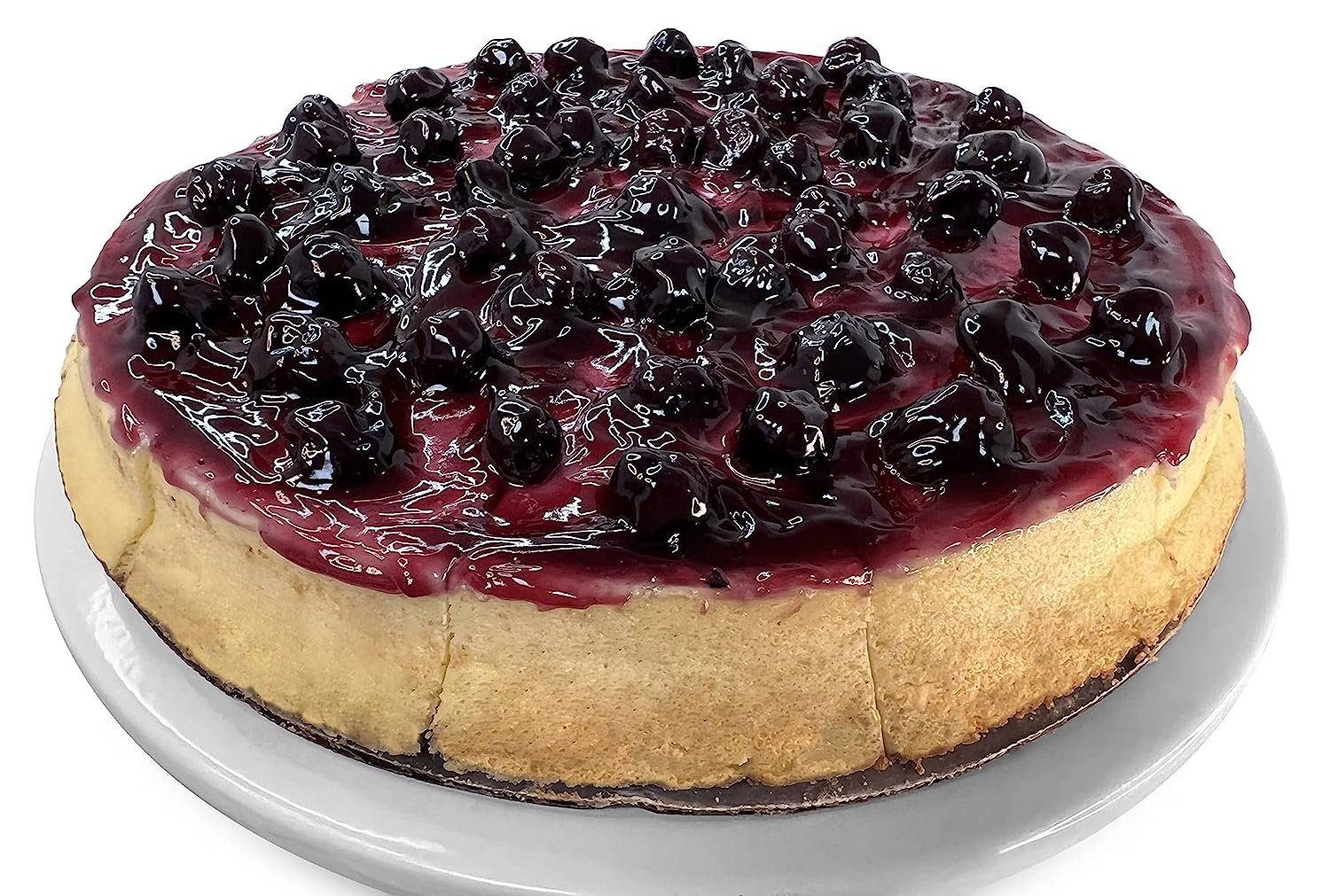 Andy Anand Gluten-Free Blueberry Cheesecake, 9-Inch, 2 lb – Freshly Baked, Real California Cream Cheese, No Preservatives, Birthday Gift Box