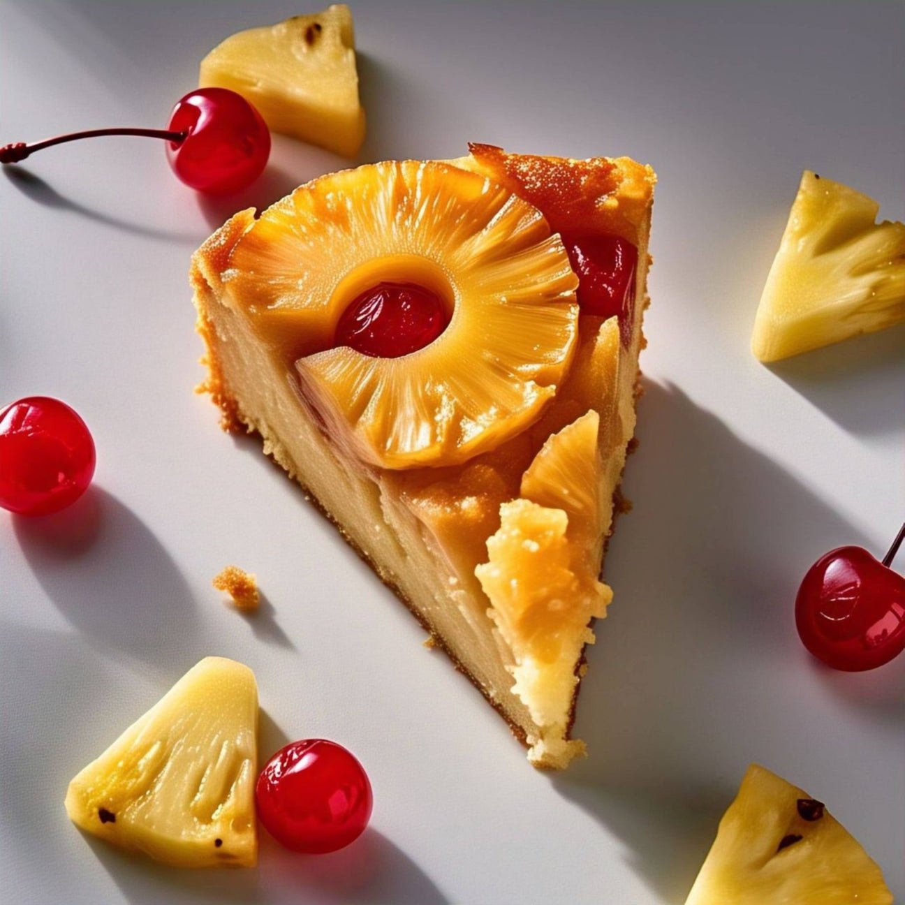 Andy Anand Pineapple Upside-Down Cake, 10-Inch, 2.6 lb – Caramelized Pineapple, No Preservatives, Gourmet Birthday & Celebration Gift Box - Overture Gifts