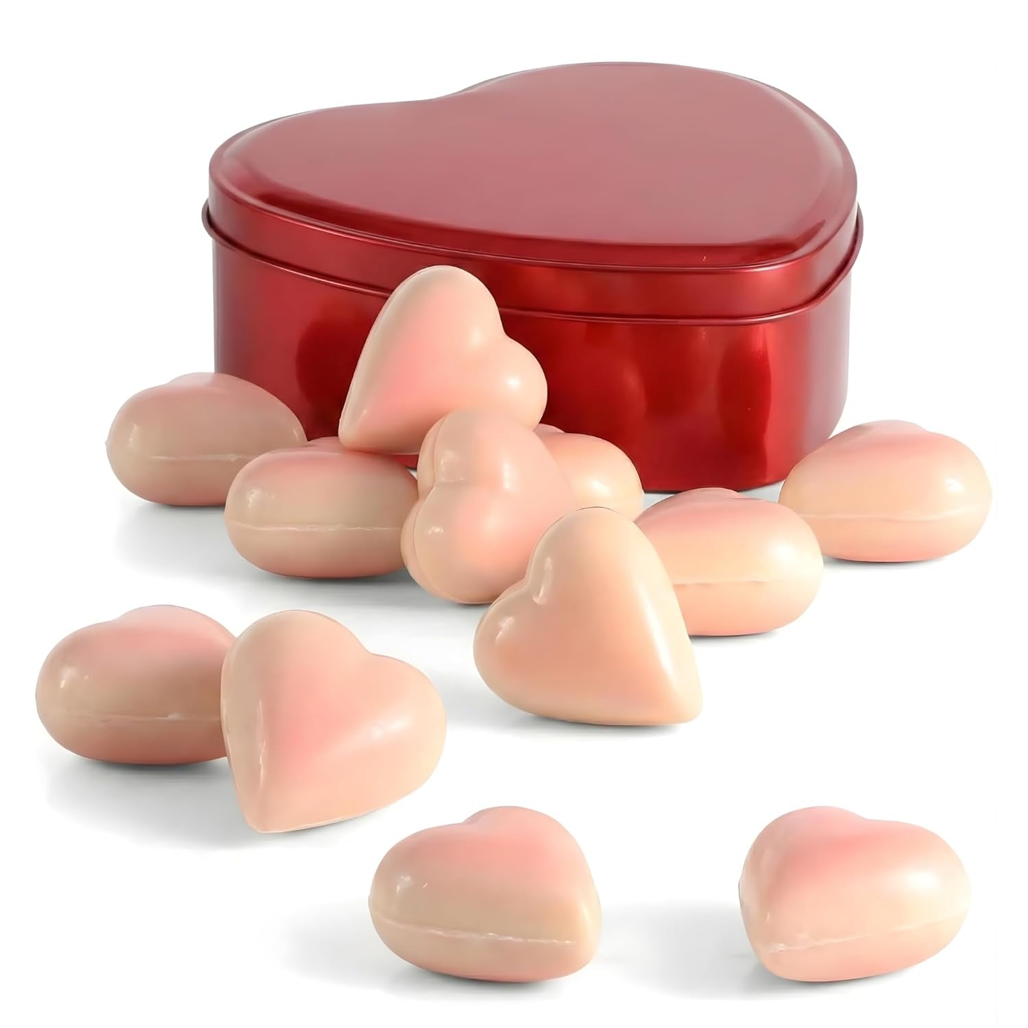 Andy Anand Ruby Chocolate Heart Truffles, 18 pc – Natural Berry-Pink Color, Fruity Flavor, Gluten-Free, Valentine's & Anniversary Gift - Overture Gifts