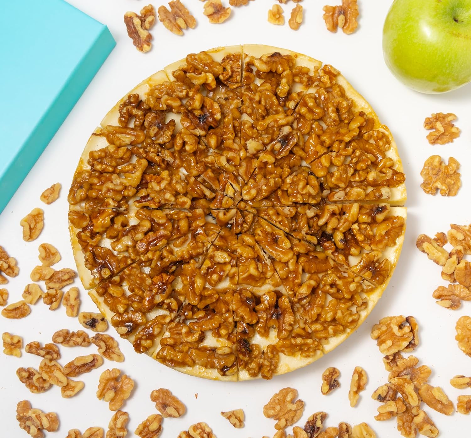Andy Anand Sugar-Free Caramel Apple Cheesecake, 9-Inch, 2.8 lb – Cinnamon Apple, Keto & Diabetic-Friendly, California Cream Cheese Gift - Overture Gifts