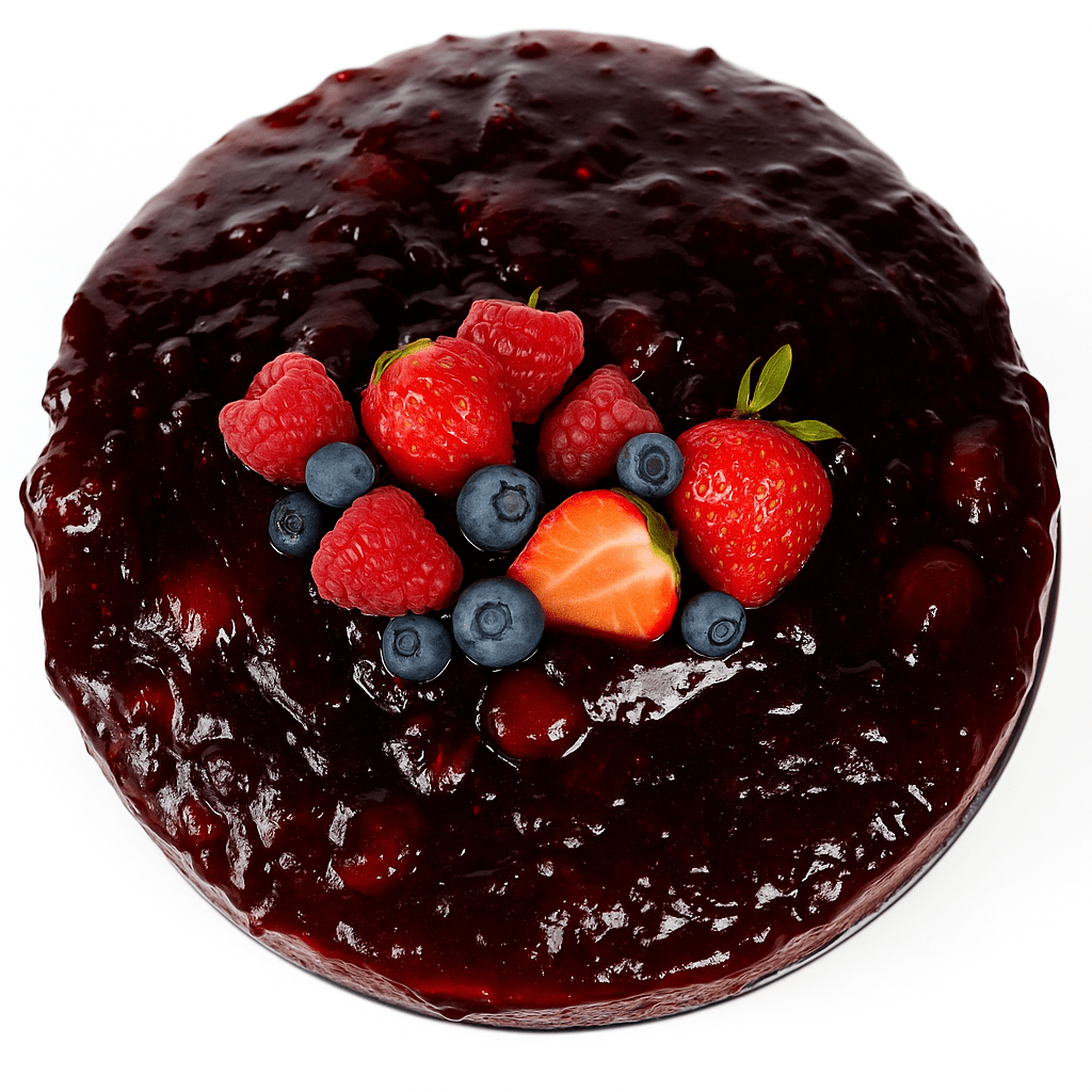 Andy Anand Sugar-Free Gluten-Free Wildberry Cake, 2.5 lb – Keto & Diabetic-Friendly, Mixed Berries, No Preservatives, Birthday Gift Box - Overture Gifts
