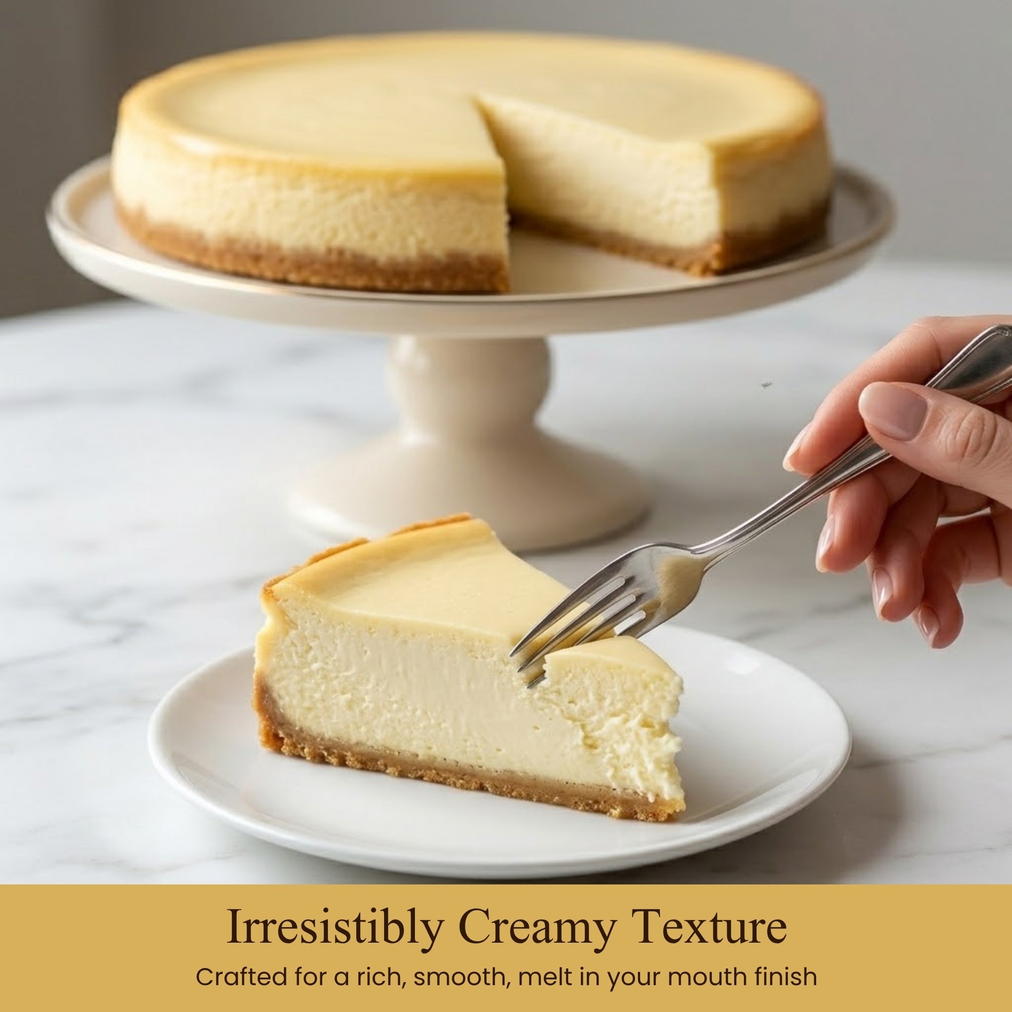 Andy Anand Sugar-Free New York Cheesecake, 9-Inch, 2 lb – Diabetic-Friendly, Low-Carb, No Preservatives, Real California Cream Cheese Gift - Overture Gifts