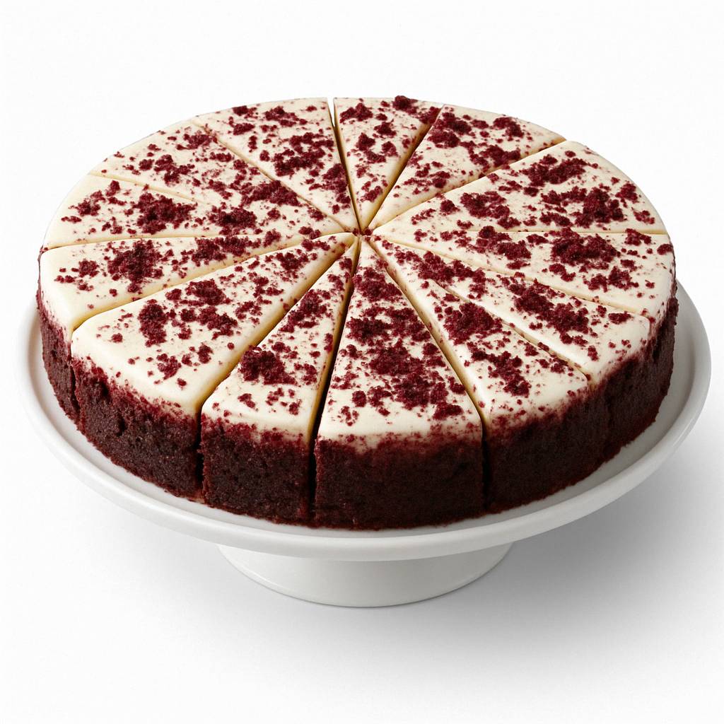 Andy Anand Sugar-Free Red Velvet Cheesecake, 9-Inch, 2 lb – Diabetic-Friendly, California Cream Cheese, No Preservatives, Birthday Gift Box - Overture Gifts
