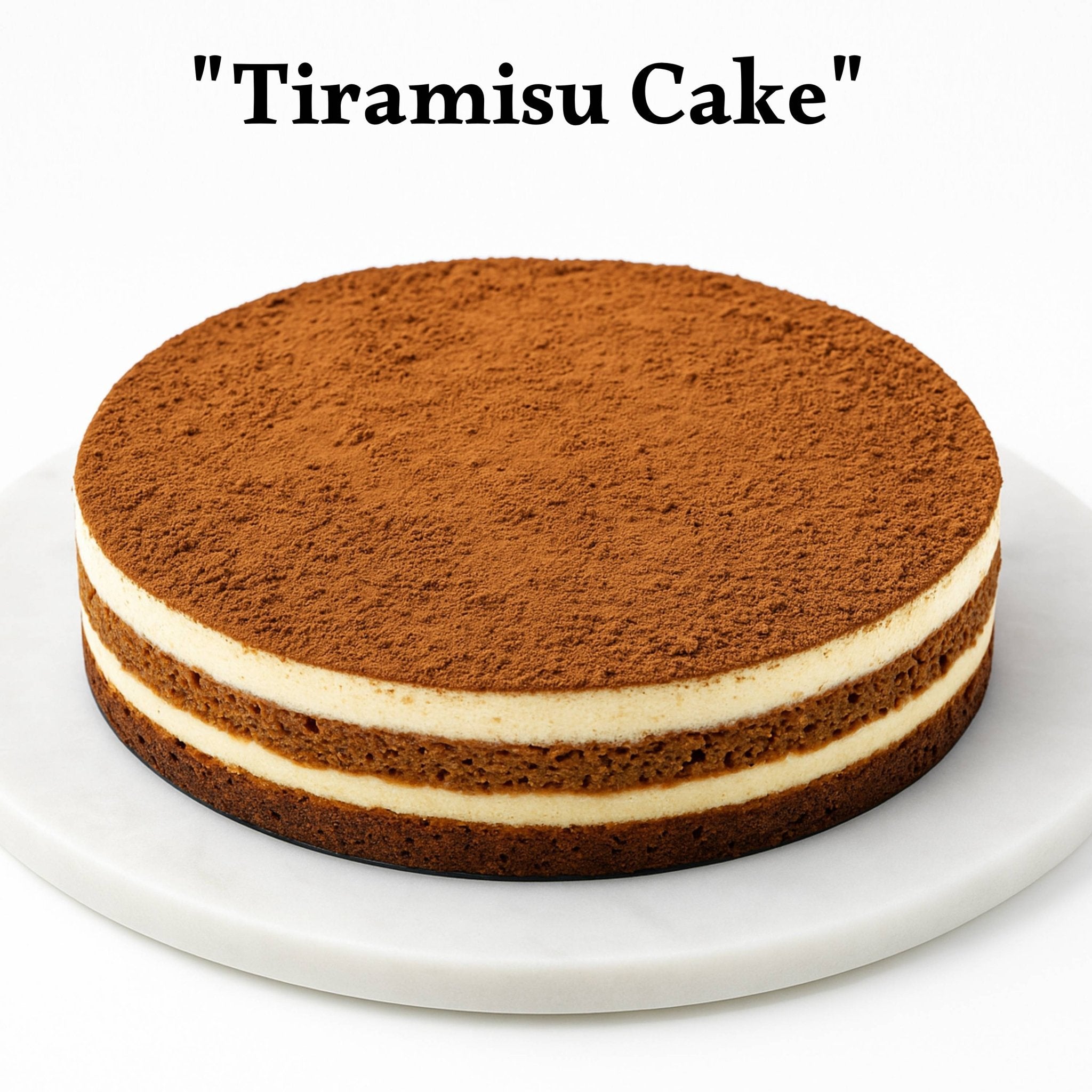 Andy Anand Sugar-Free Tiramisu Mousse Chiffon Cake, 2.2 lb – Coffee Sponge, Mascarpone Mousse, Keto & Diabetic-Friendly Birthday Gift Box - Overture Gifts