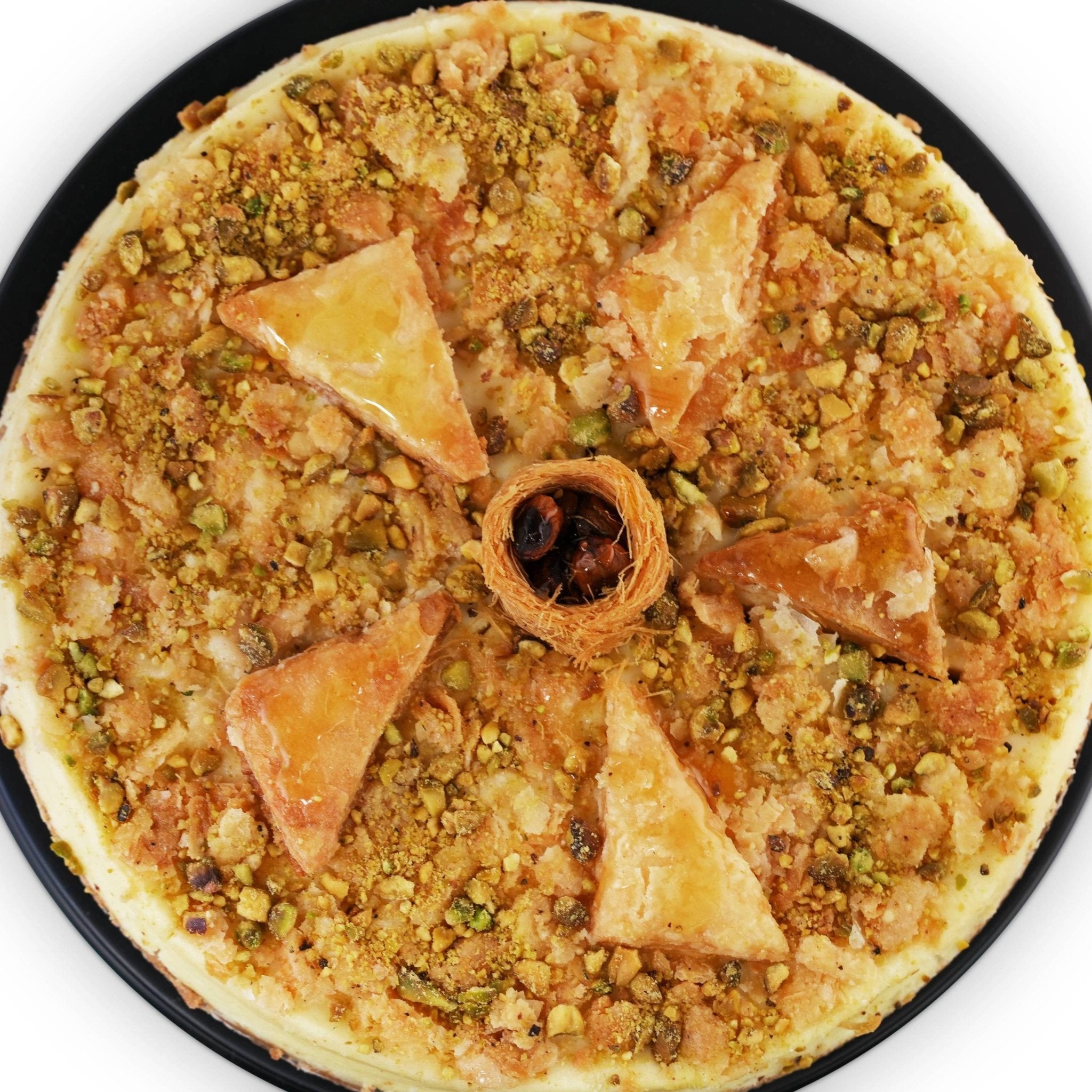Andy Anand Sugar-Free Baklava Cheesecake, 9-Inch, 2.8 lb – Turkish & California Fusion, Diabetic-Friendly, No Preservatives, Birthday Gift