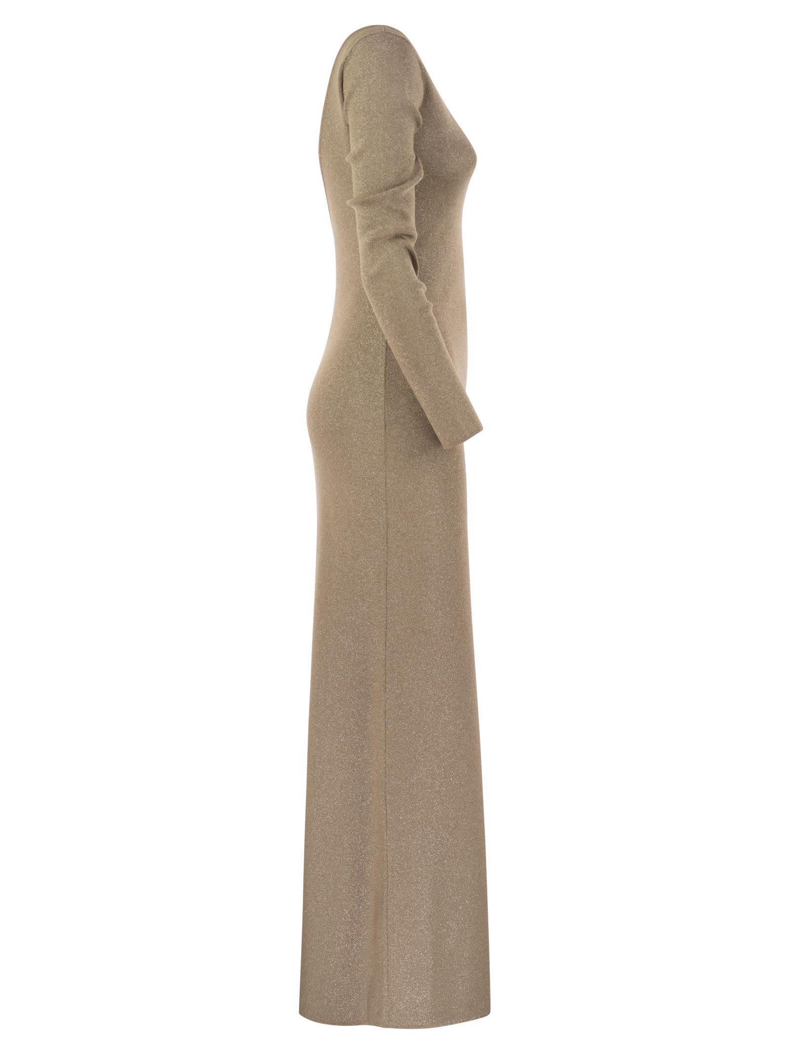 Max Mara Women Bracco - Viscose And Lurex Slim Dress