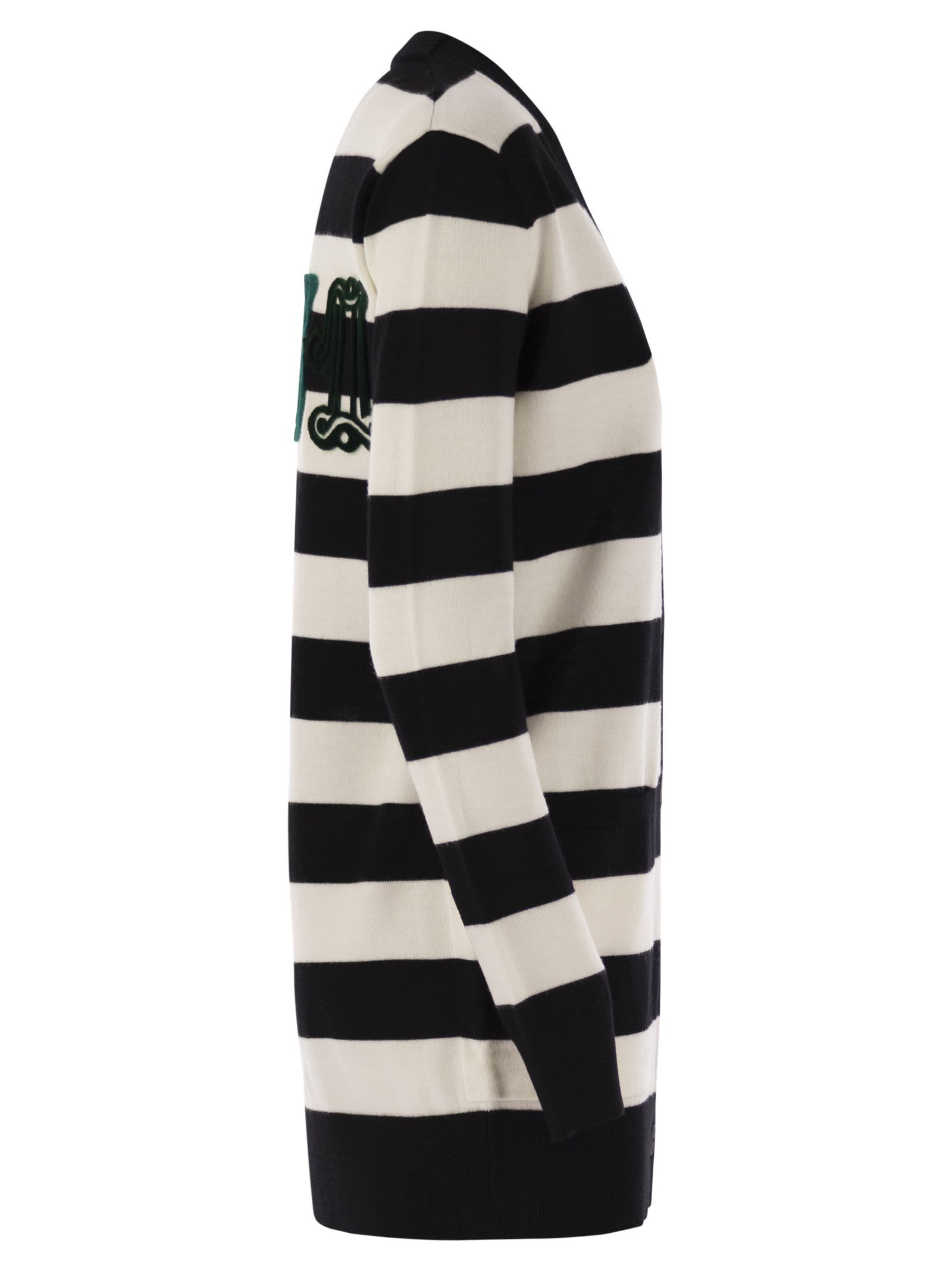 Max Mara Women Fiemme - Long Striped Wool Cardigan